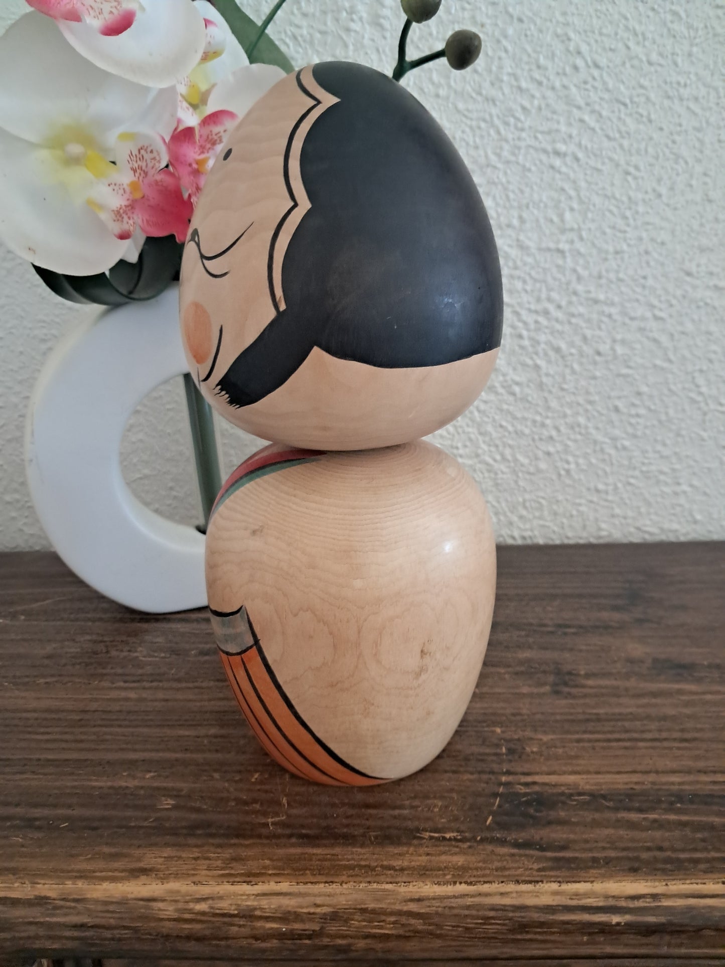 Rare Vintage chunky Kokeshi by Sato minoru (1932-1921)