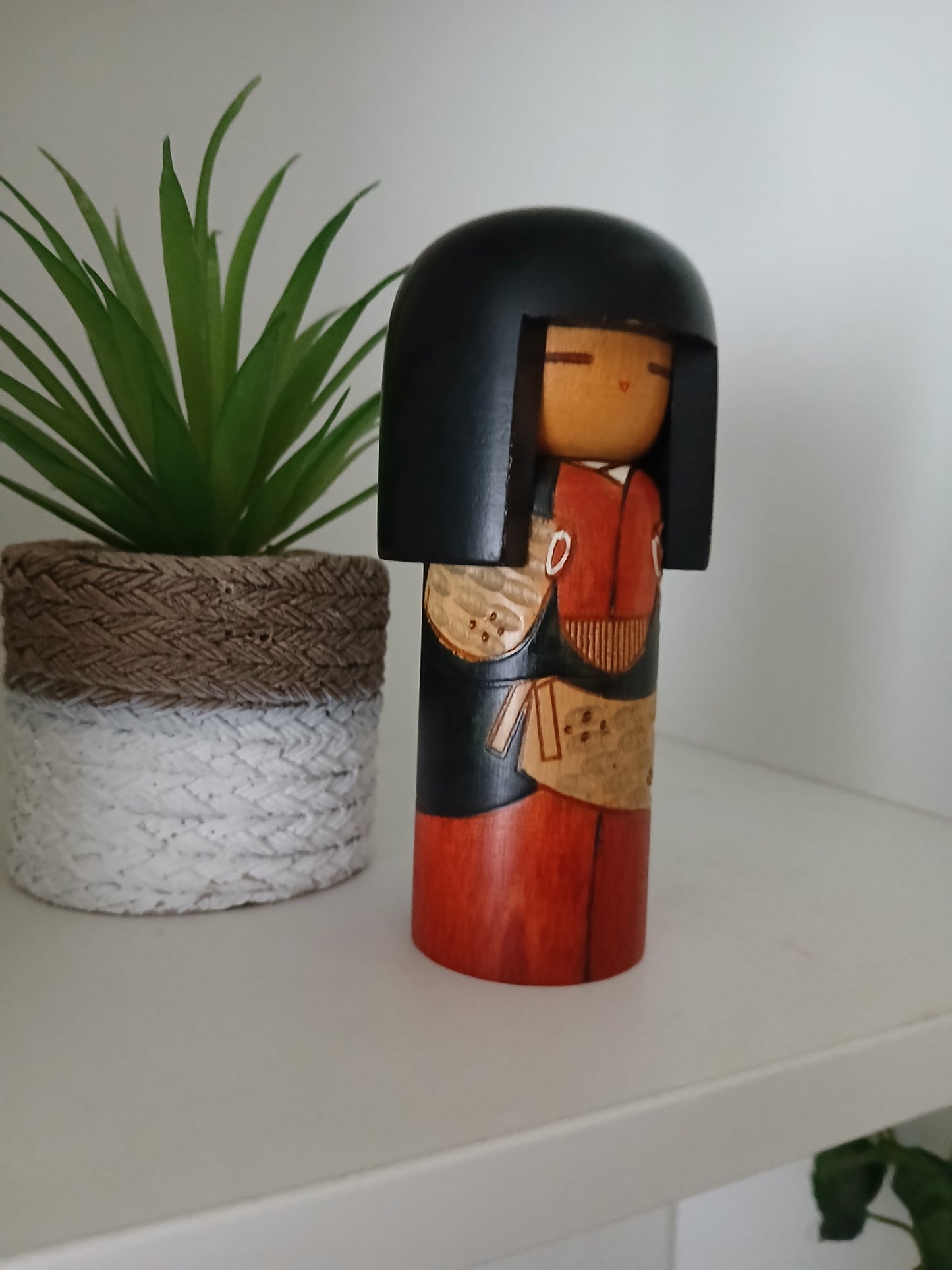 Vintage Gumma kokeshi by Kisaku