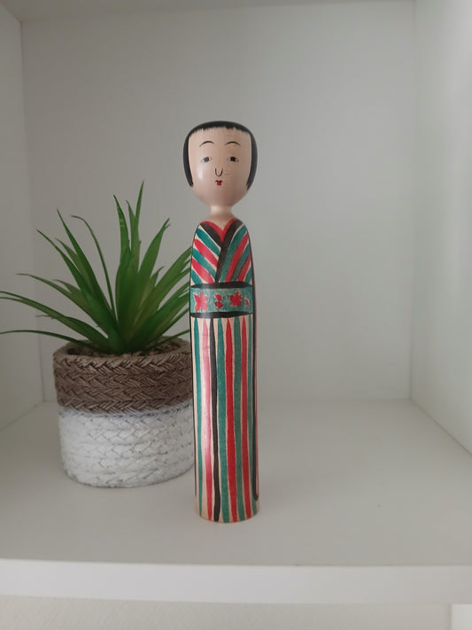 Vintage Kijiyama Kokeshi by Takahashi Yuji (1934～)