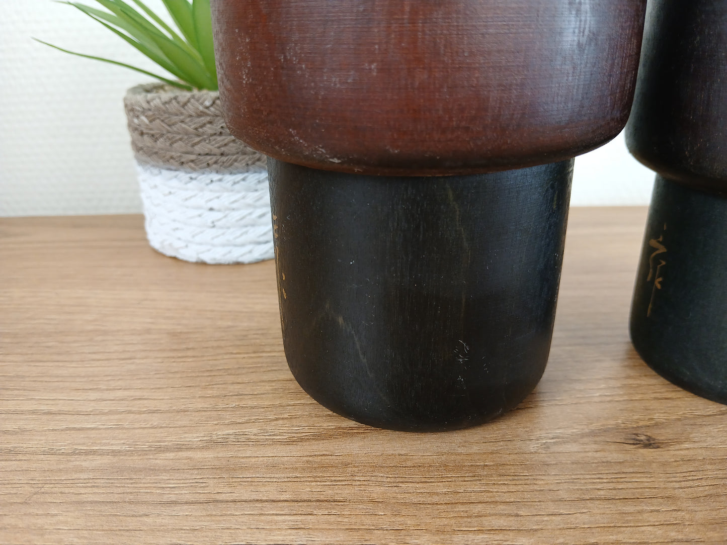 Vintage set Gumma Kokeshi by Sansaku Sekiguchi (1925-2018)