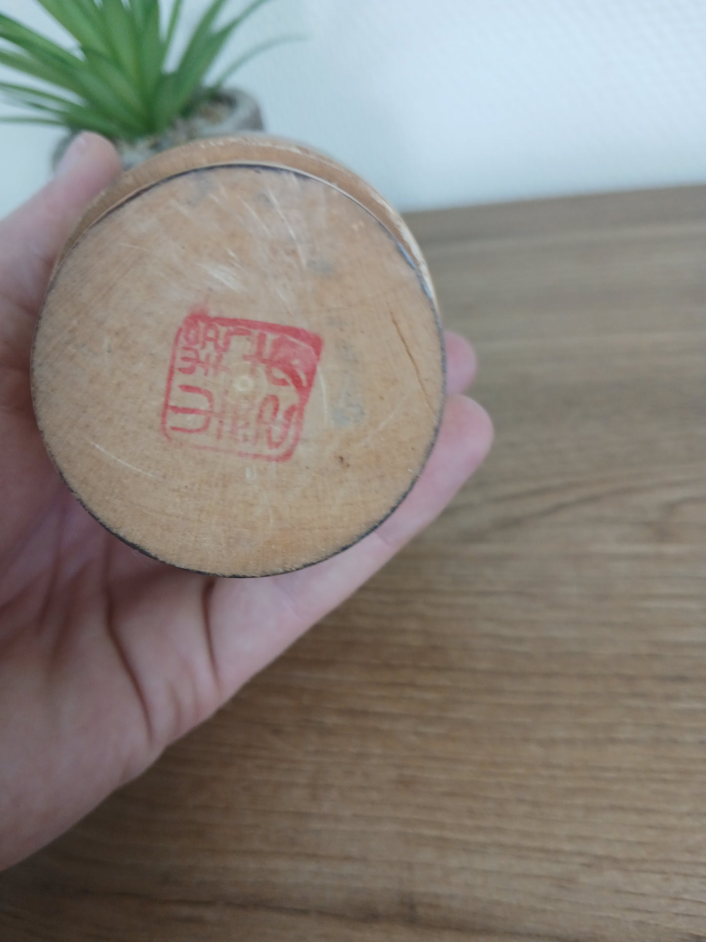Vintage creative kokeshi by Miyagawa Kunio - Babysitter