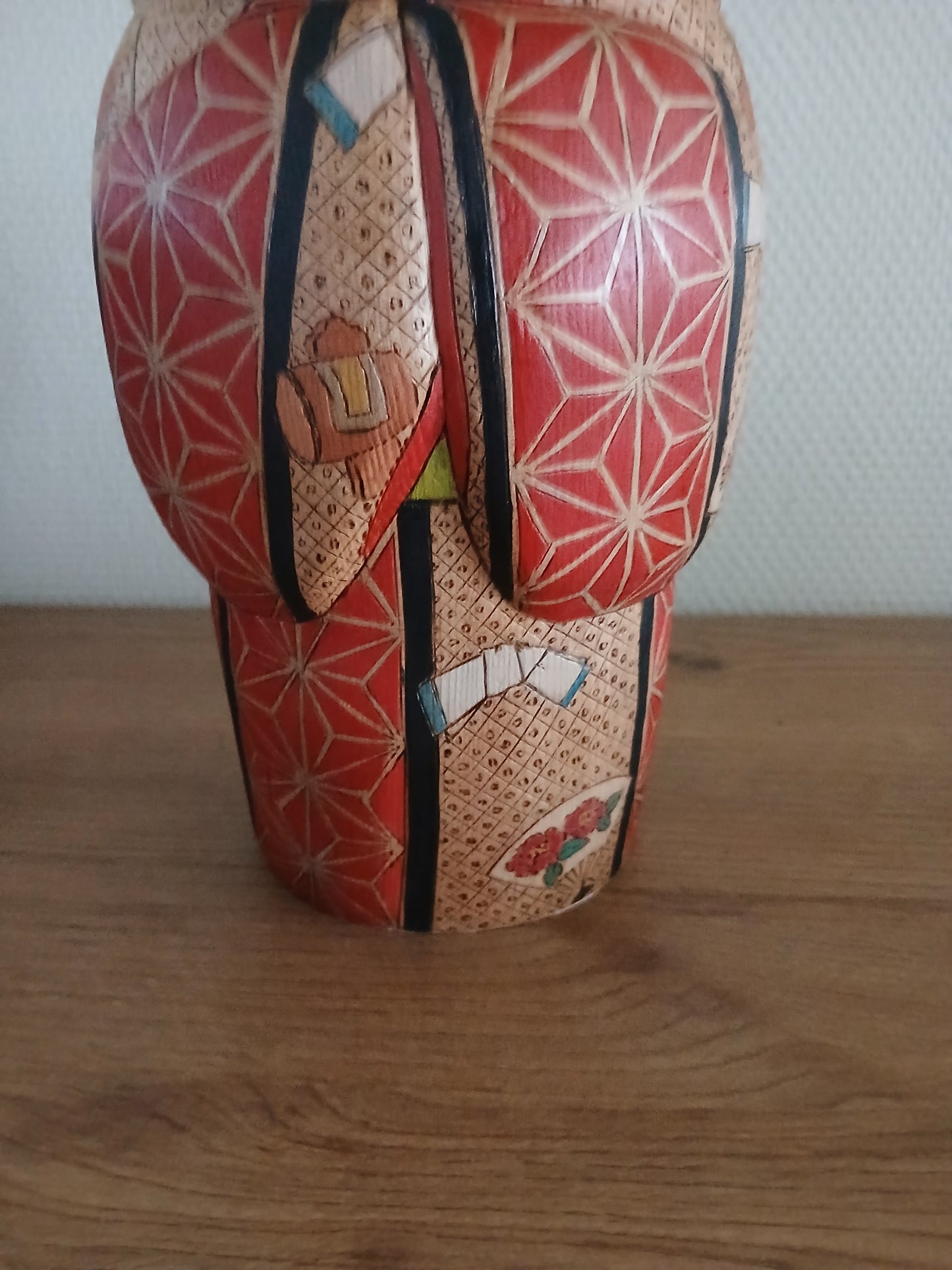 Exclusive Sosaku kokeshi by Yuko Yamazaki - From Sibukawa exhibition 2025