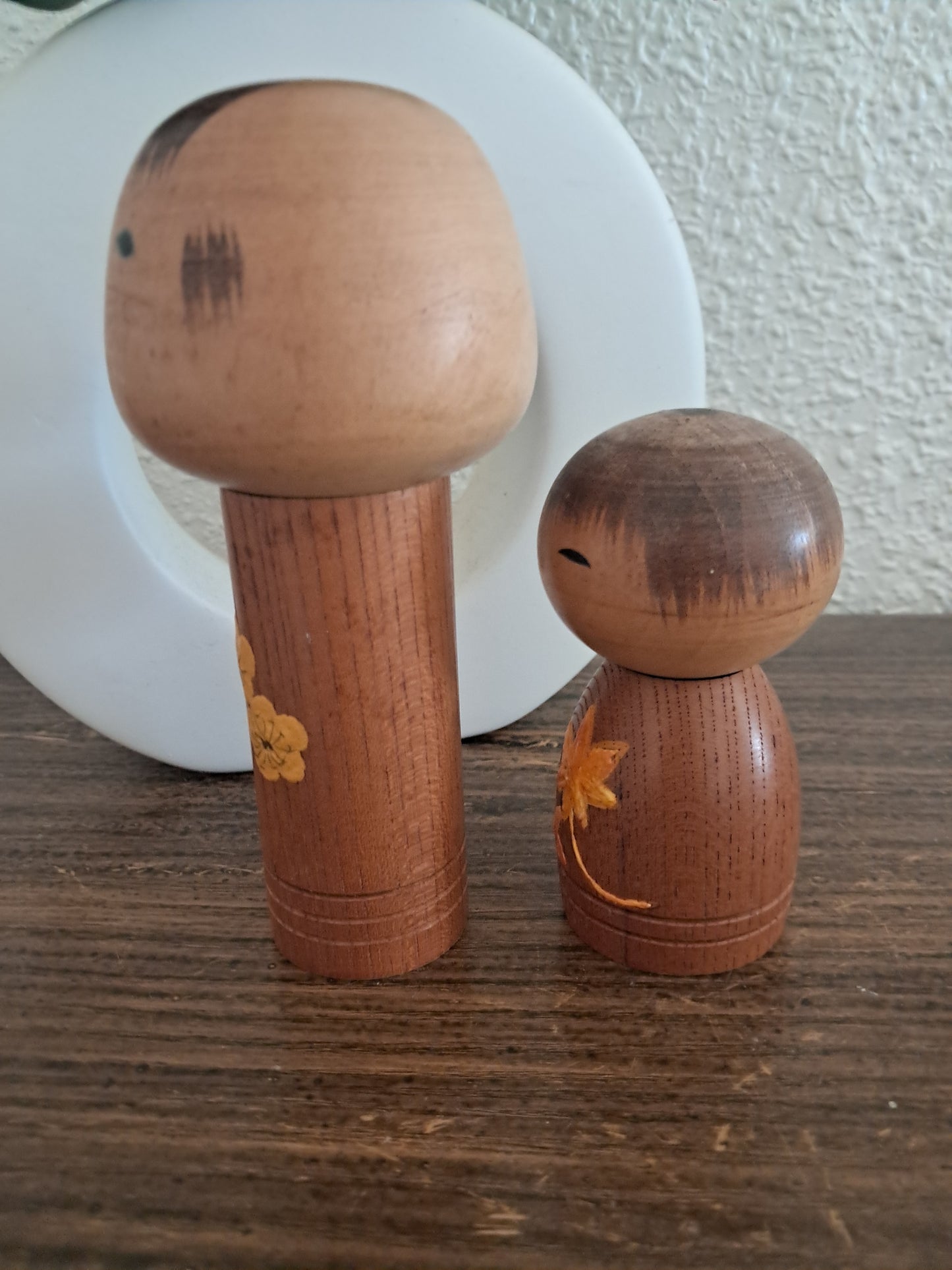 Rare set creative Kokeshi by Masao Watanabe (1917-2007)