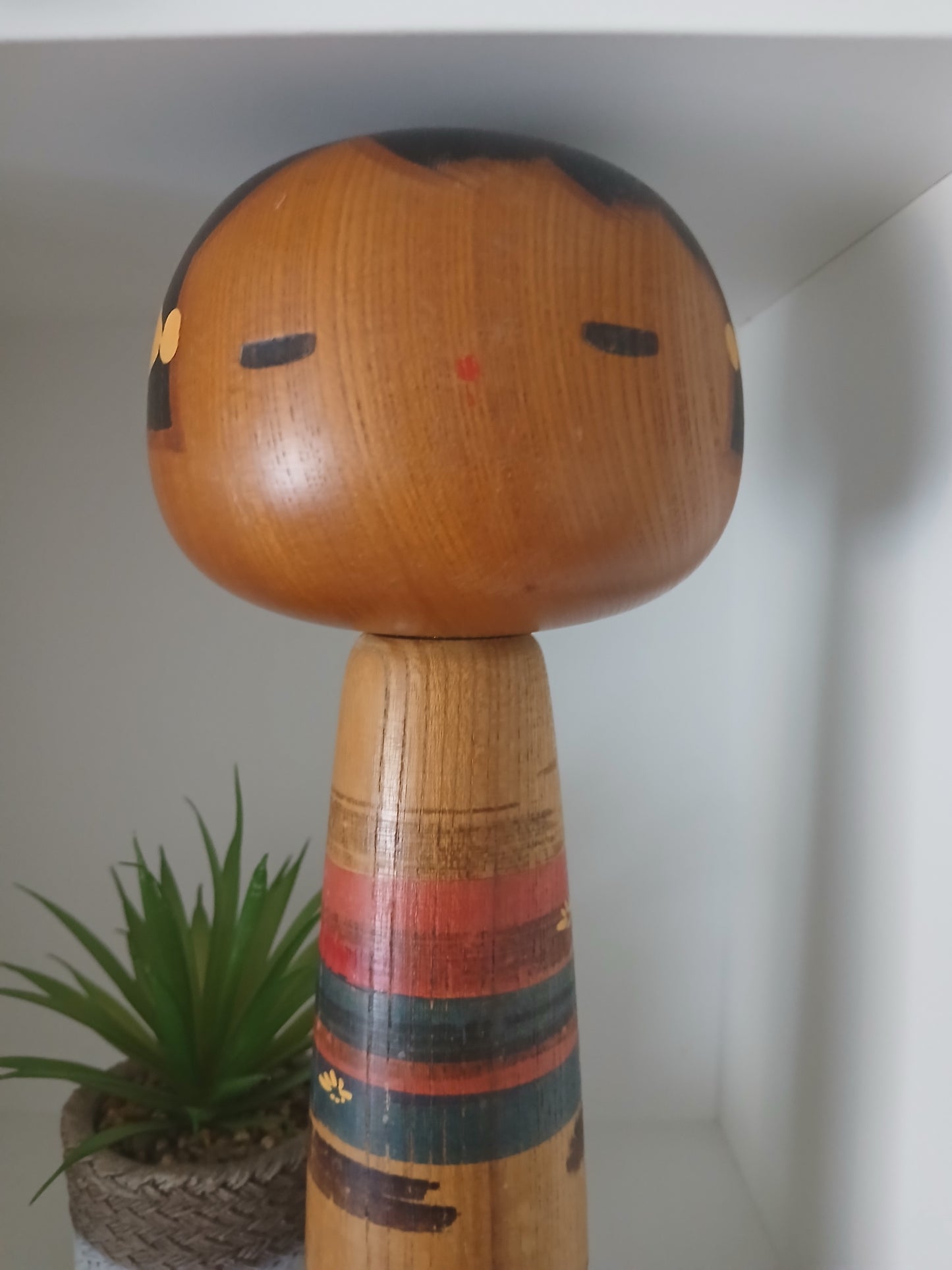 Big vintage creative kokeshi made by Sanpei Yamanaka (1926-2012)