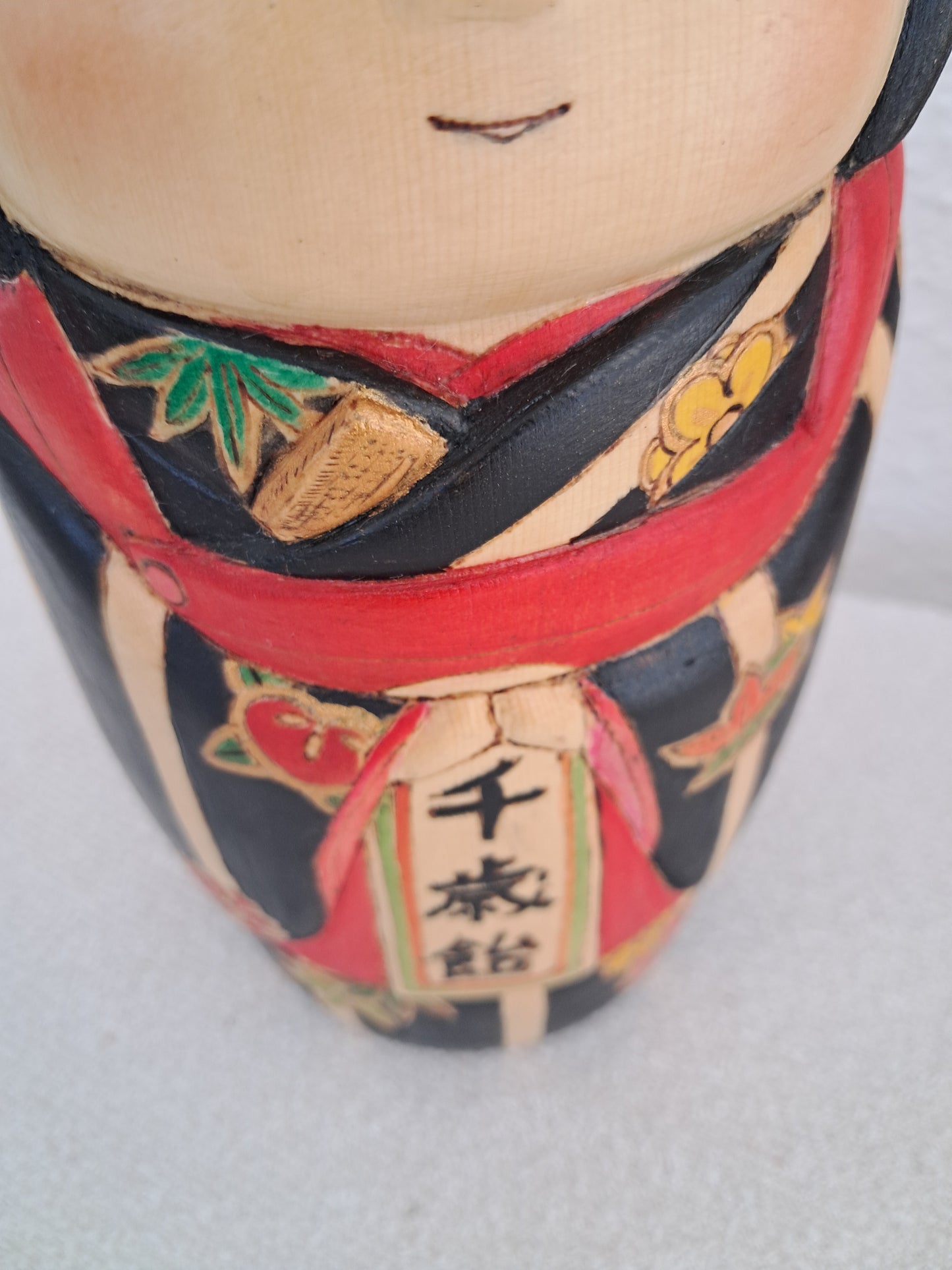 Exclusive Kokeshi made by Yuko Yamazaki (1956-)