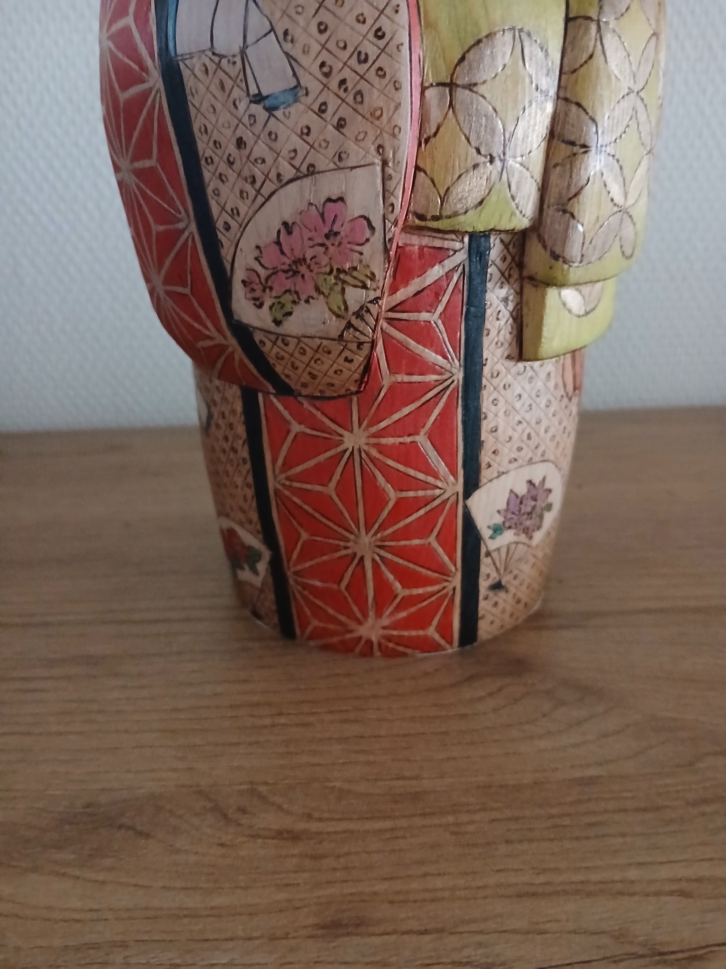 Exclusive Sosaku kokeshi by Yuko Yamazaki - From Sibukawa exhibition 2025