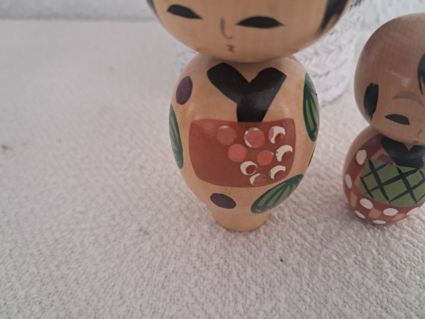 Cute set Sosaku kokeshi- Father and son