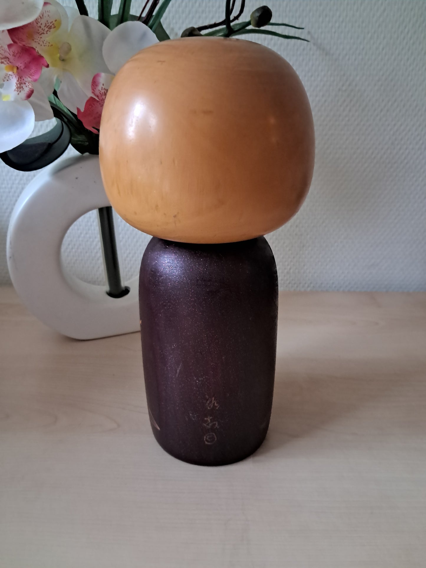 Rare Creative kokeshi made by Yuji Kawase (1938-)