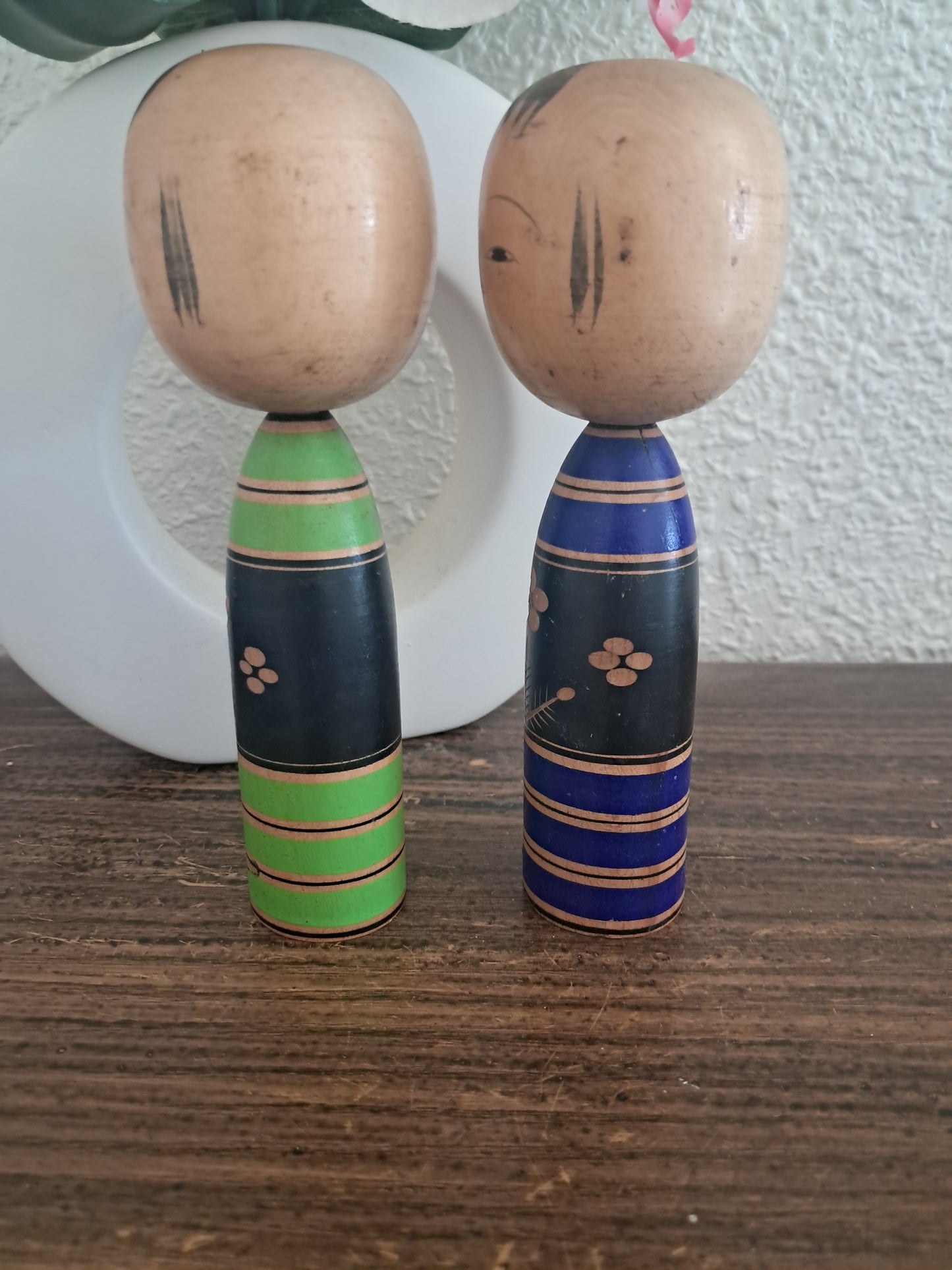 Vintage set creative Kokeshi by Misui