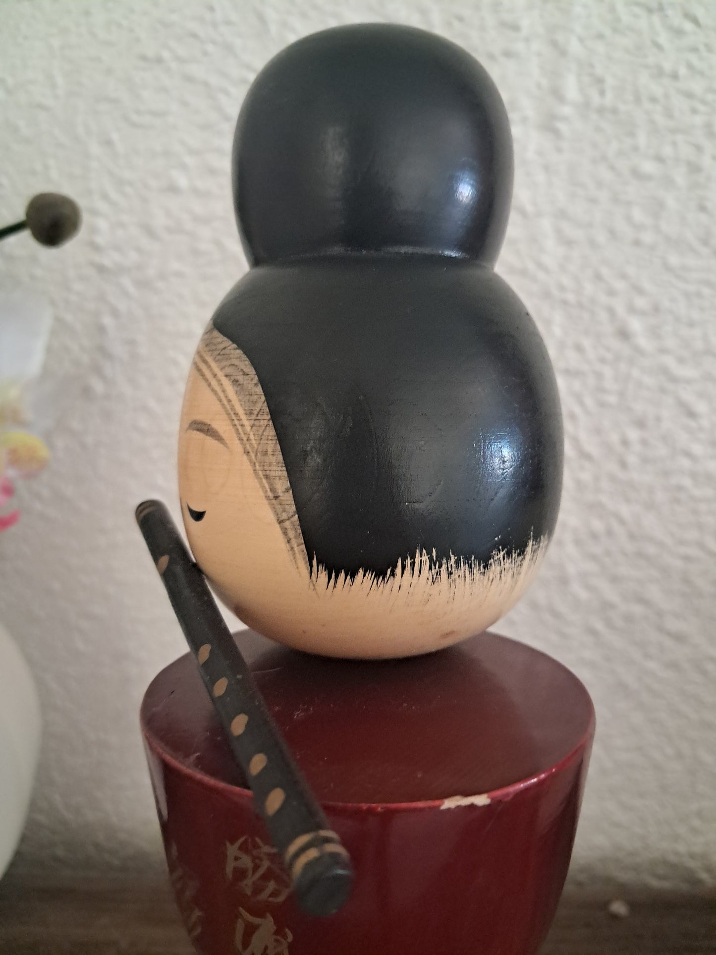 Beautiful vintage creative kokeshi made by Takahashi Tasturo