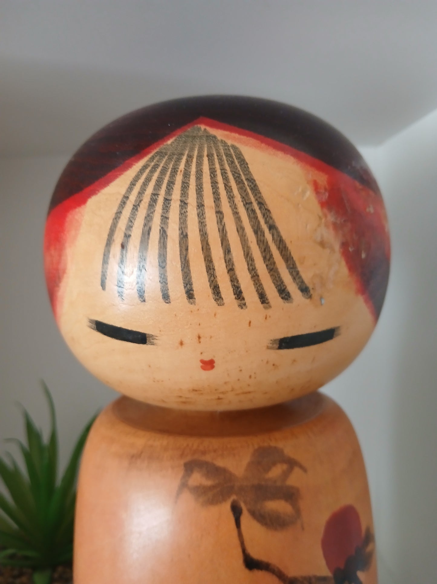 Rare vintage sosaku Kokeshi made by Masao Watanabe (1917-2007)