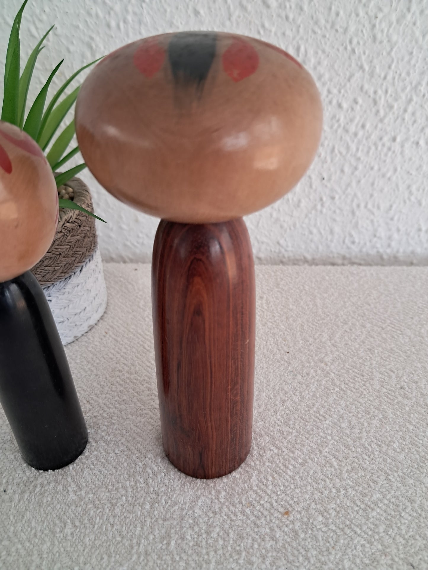 Set off two Rare Vintage Creative Kokeshi by Hitokura Masamkido