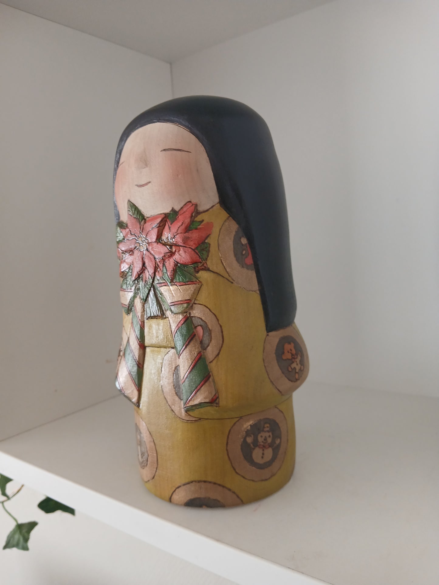 Exclusive creative kokeshi by Yuko Yamazaki - Christmas serie 2025