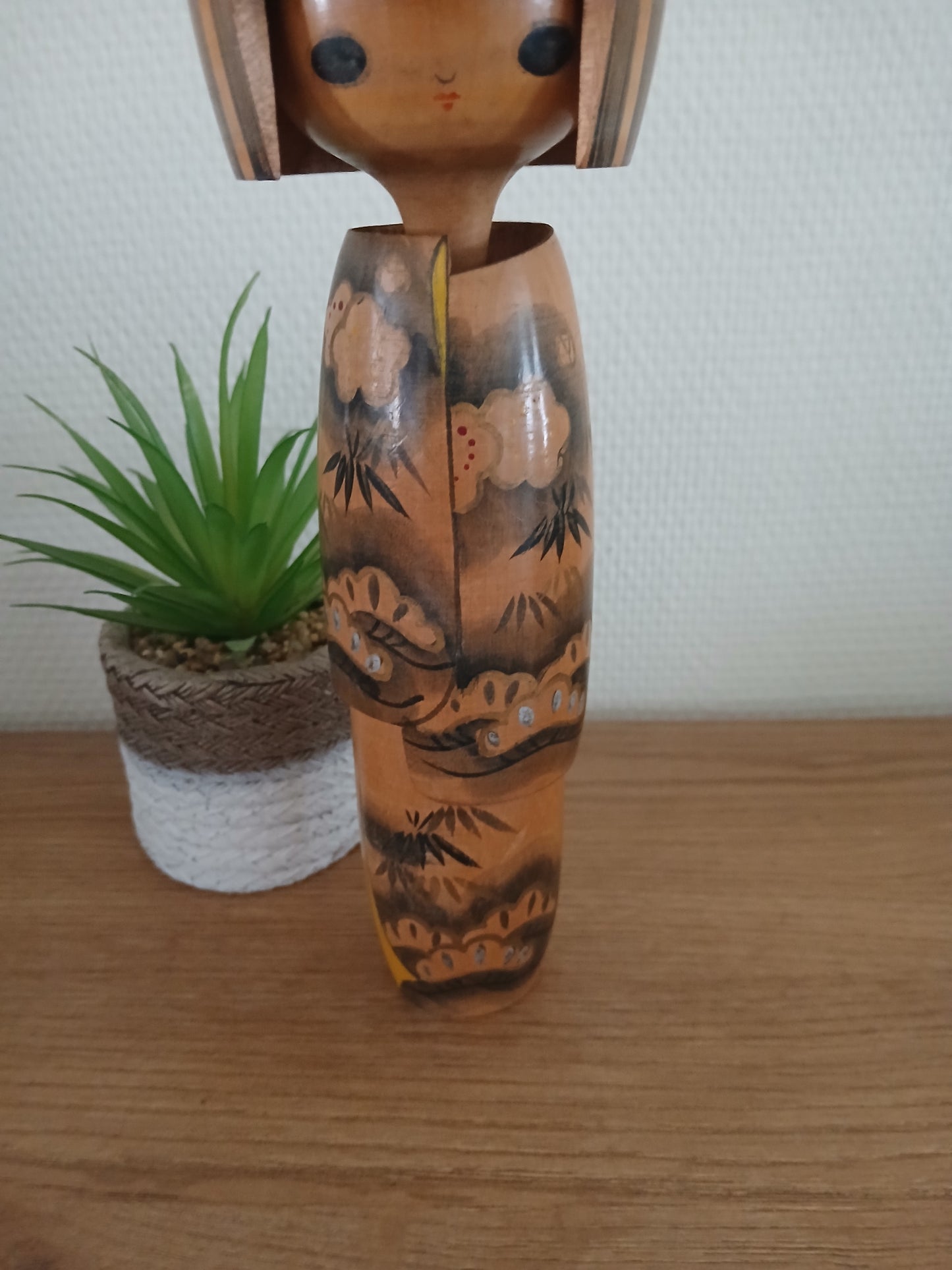 Vintage creative kokeshi by Hajime Miyashita (1940-)