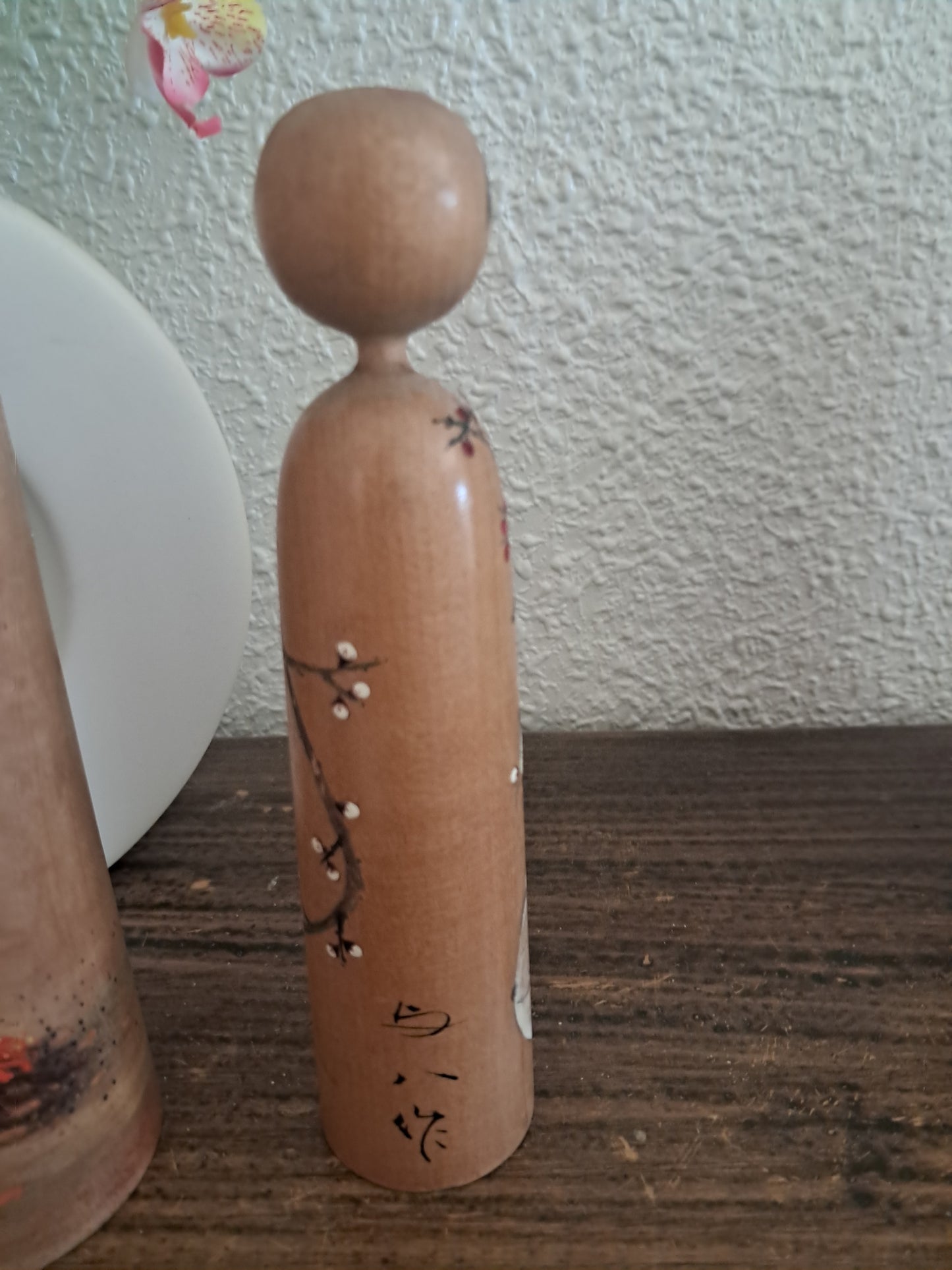 Exclusive 2 vintage Kijiyama kokeshi by Takano Yohachi (1907-1994)