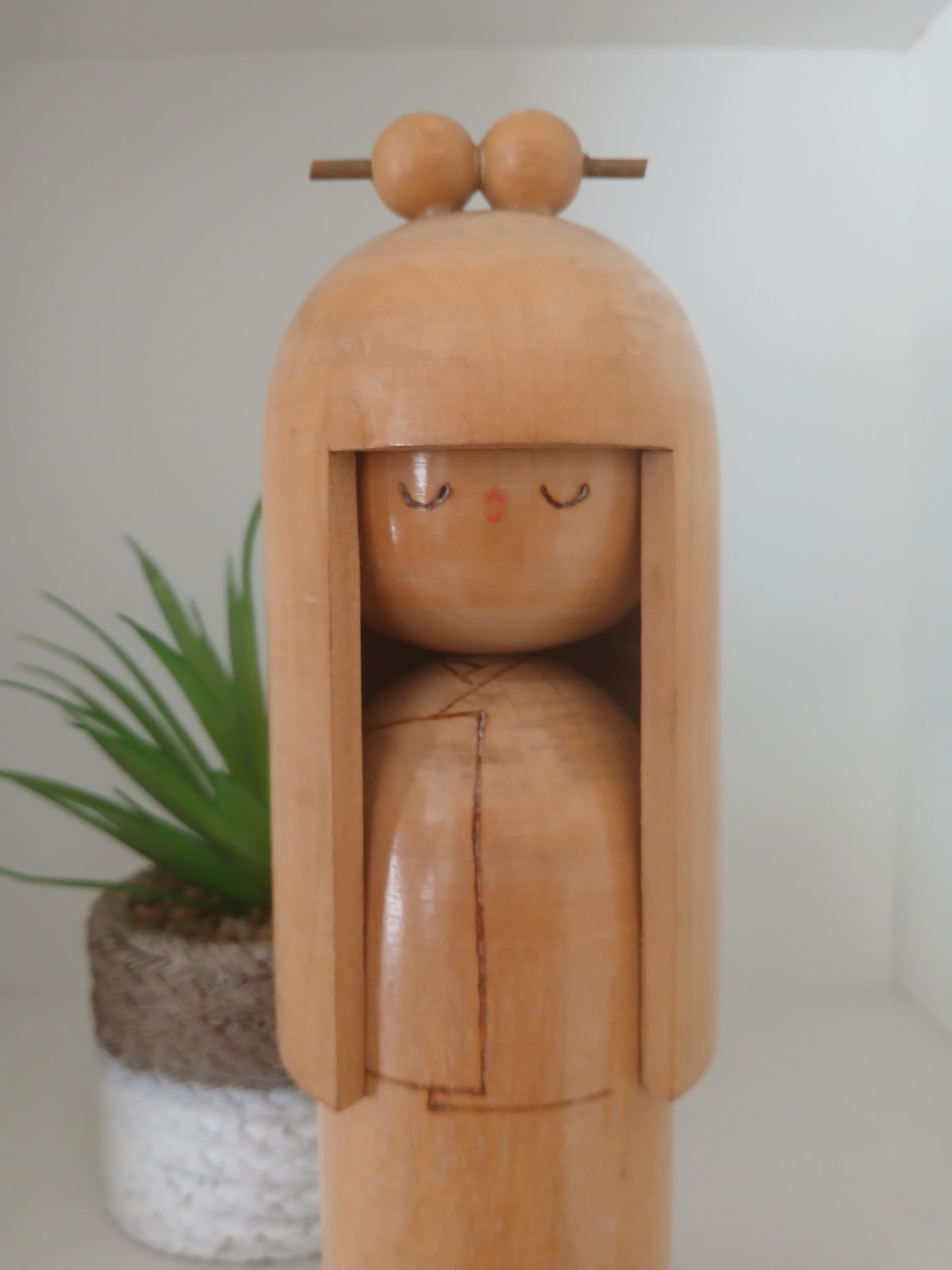 Rare creative kokeshi by Mitsuo
