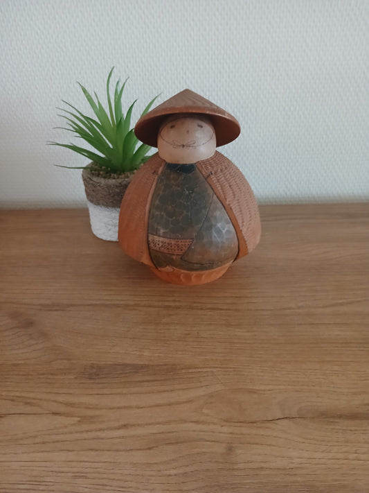 Vintage creative kokeshi by Sansaku Sekiguchi (1925-2018)