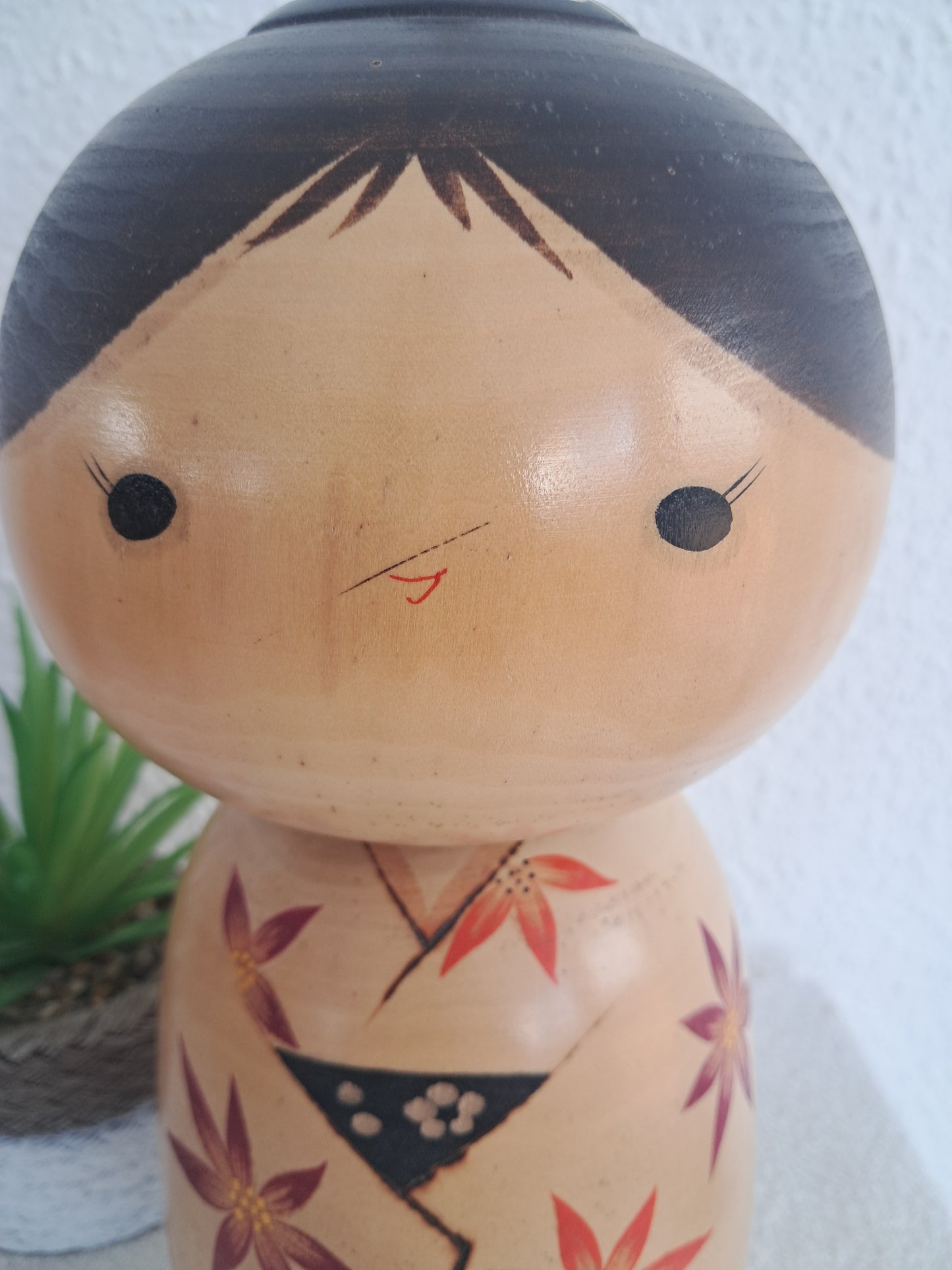 Rare Exclusive chunky creative kokeshi by Kishi Sadao (1932-1998)