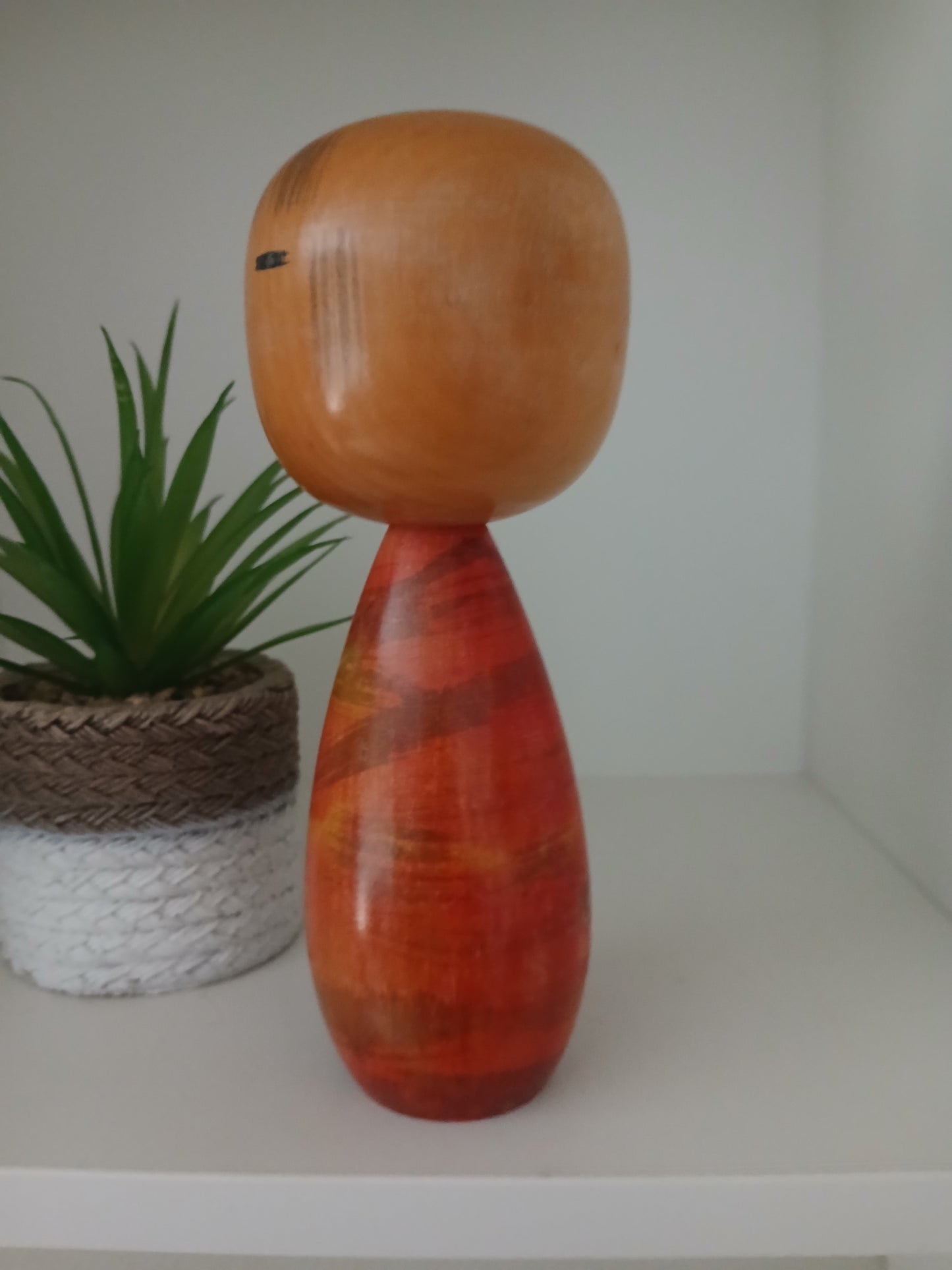 Rare Sosaku kokeshi by Takahashi Akinori (1957-)