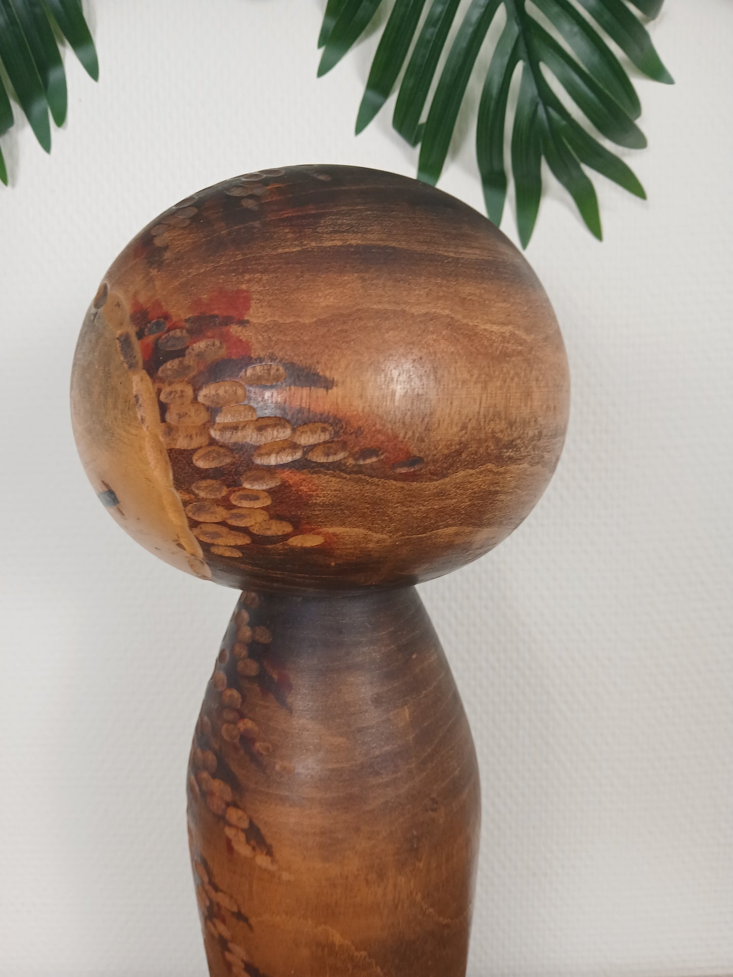 Vintage creative kokeshi by Masao Watanabe (1917-2007) - 41cm