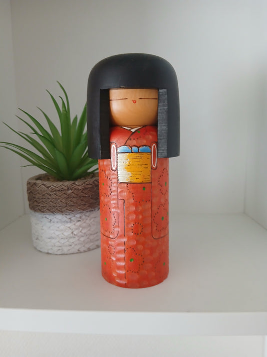 Vintage Gumma Kokeshi by Kisaku