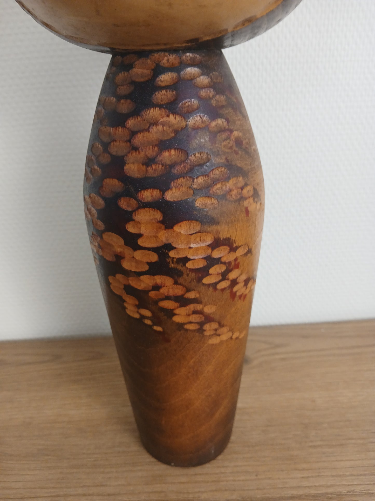Vintage creative kokeshi by Masao Watanabe (1917-2007) - 41cm