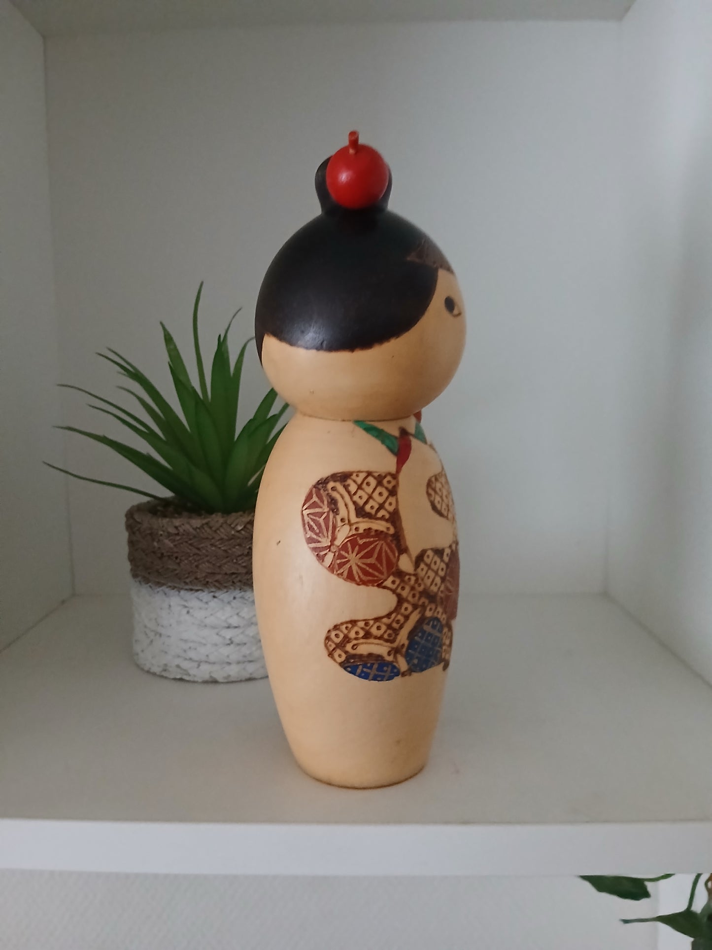 Rare Vintage Sosaku Kokeshi by Kato Tatsuo (1940-)