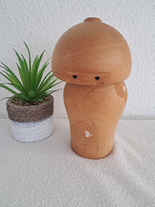 Exclusive Sosaku Kokeshi By Sansaku Sekiguchi (1925-2018)