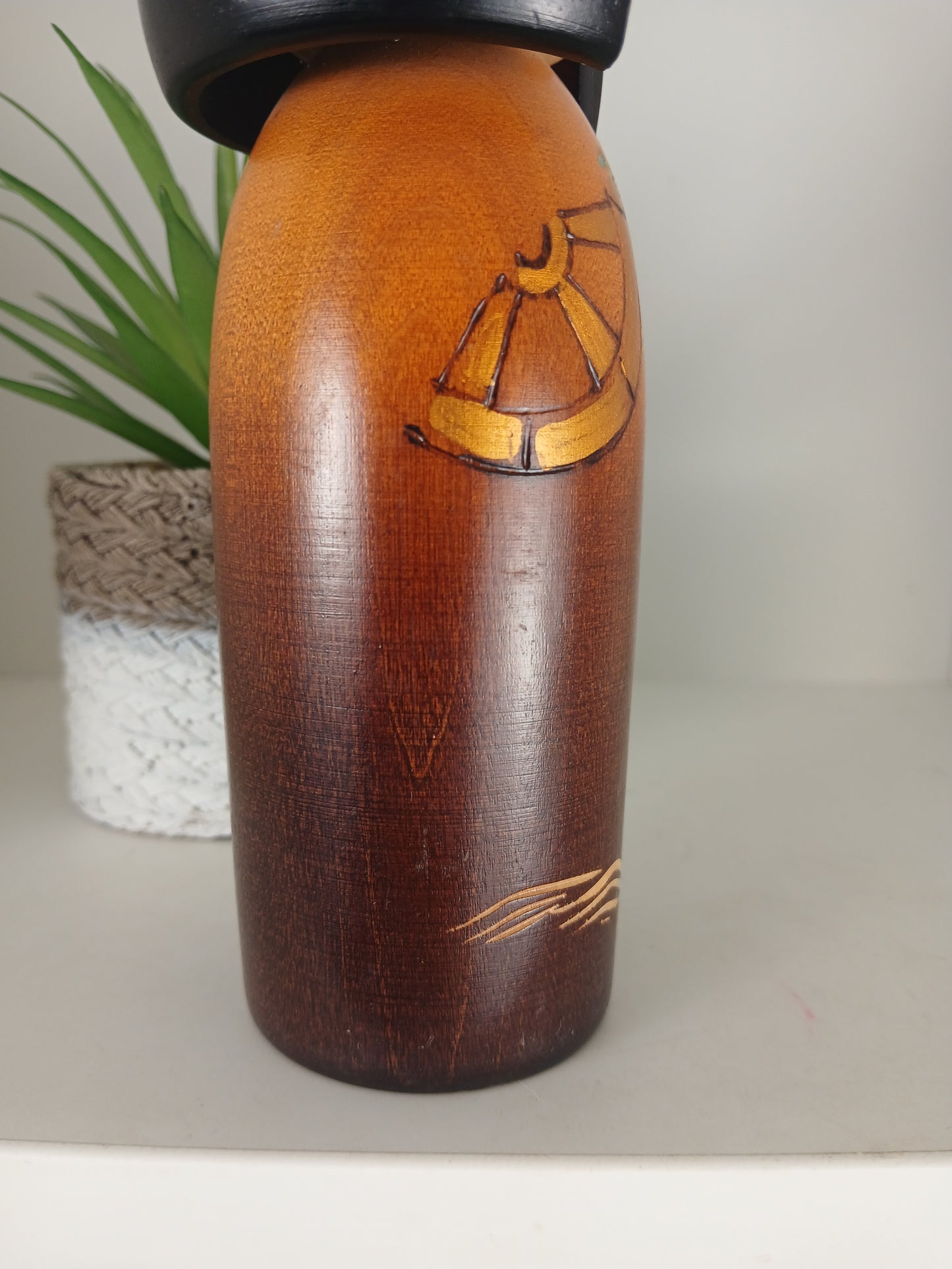 Vintage Gumma Kokeshi By Yamagishi Masayoshi