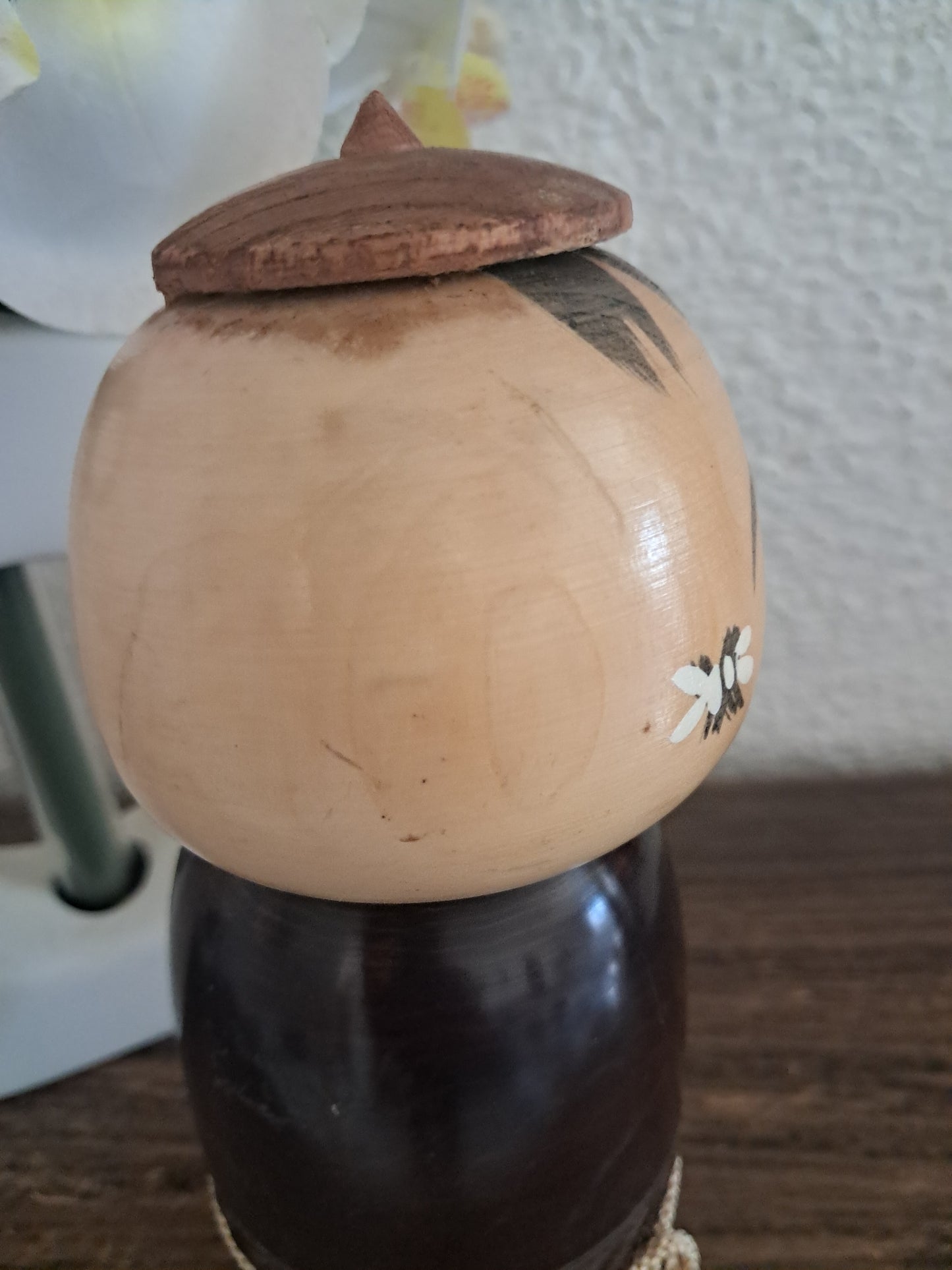 Rare vintage creative kokeshi made by Takahashi Tatsuro