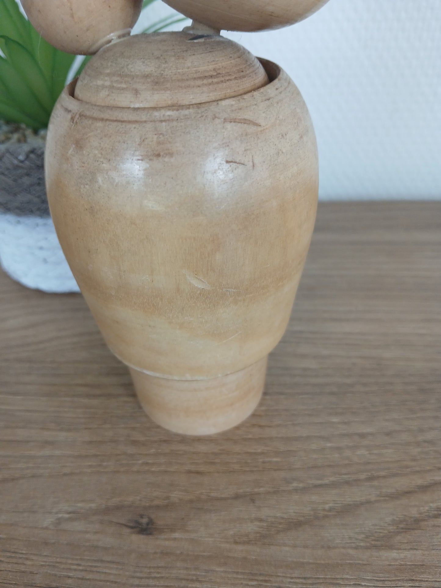 Vintage creative kokeshi by Miyagawa Kunio - Babysitter