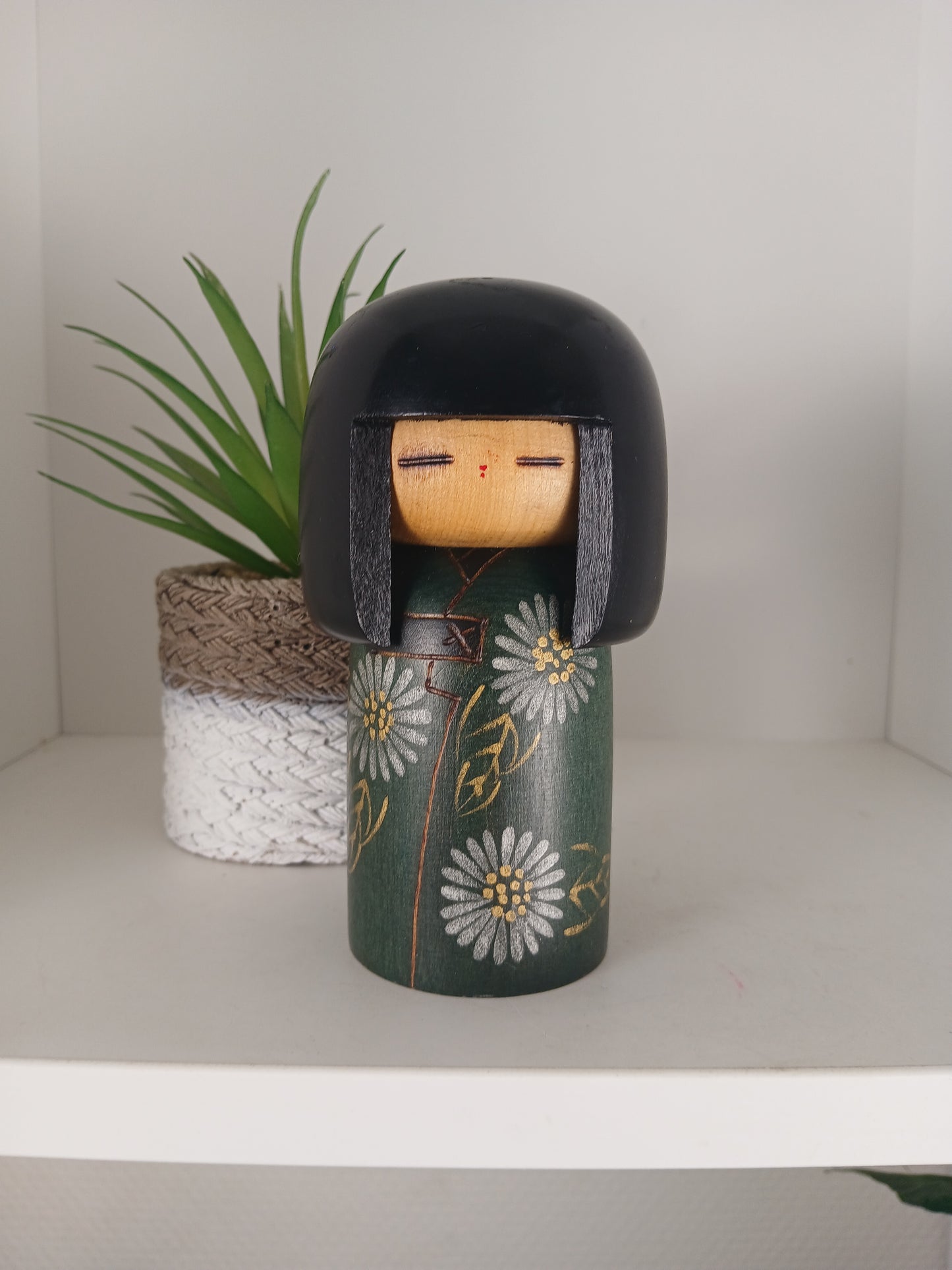 Vintage creative kokeshi by Hajime Miyashita (1940-)