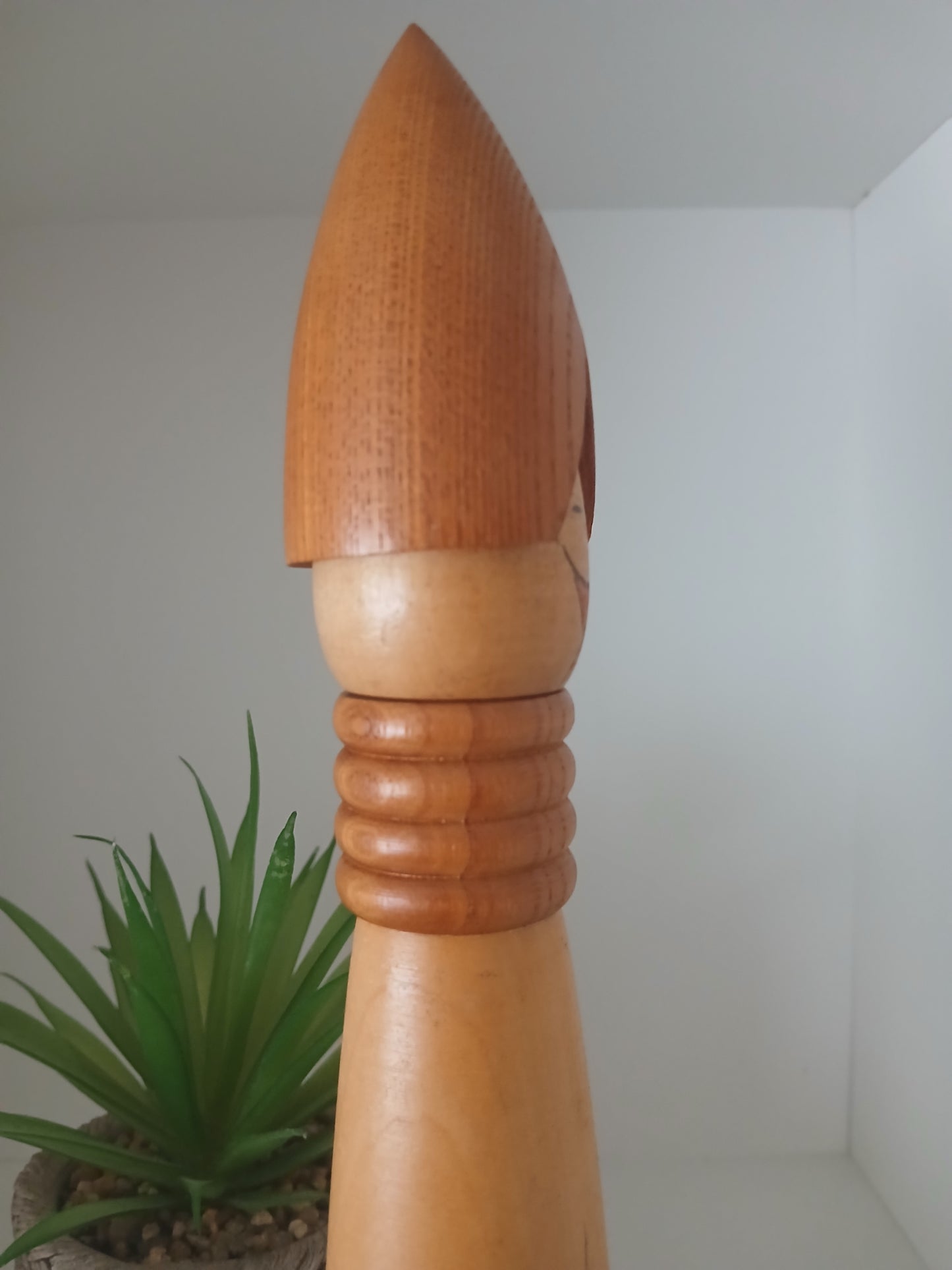 Rare vintage creative kokeshi by Shozan shido (1932-1995)