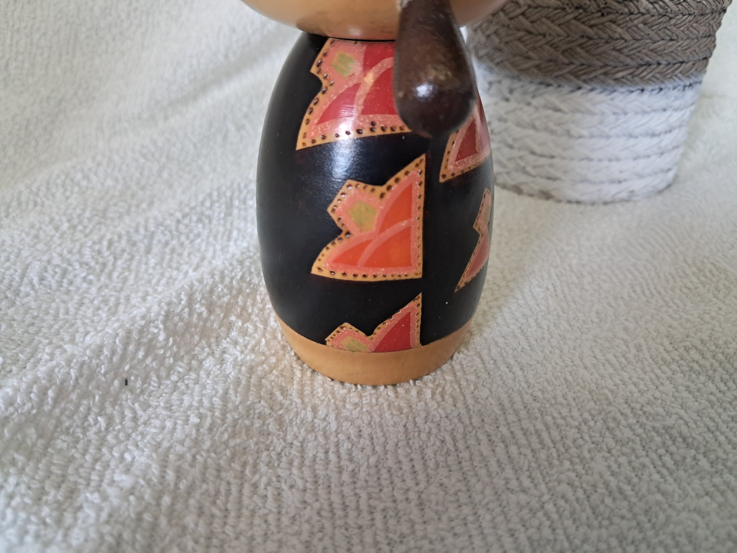 Vintage Sosaku kokeshi made by Kojo Tanaka - Made in 1982