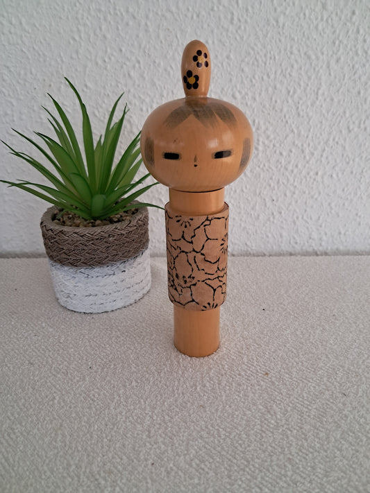 Vintage Sosaku Kokeshi by Eiko Shibata (1924-)