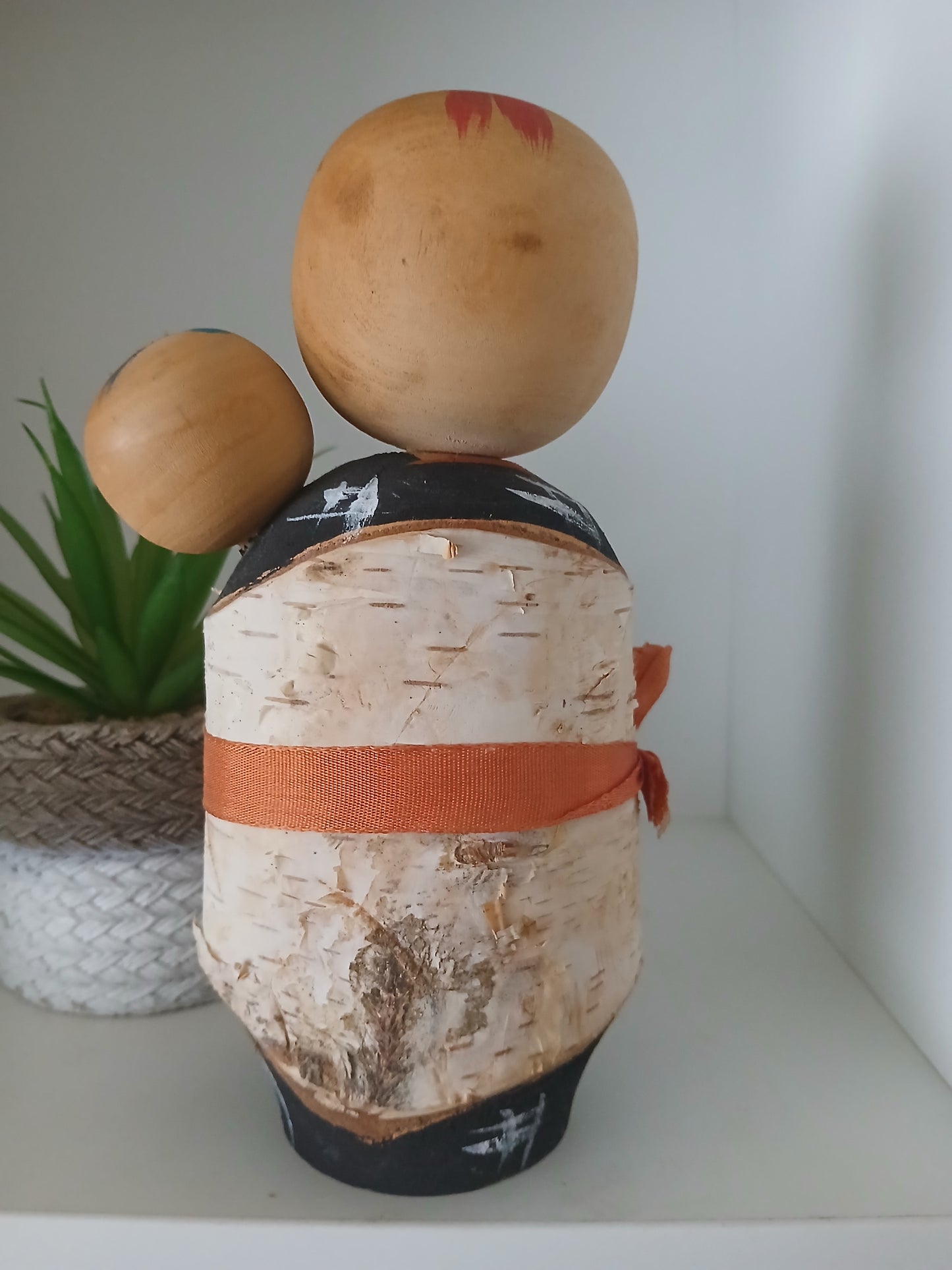 Vintage creative kokeshi - Mother and child