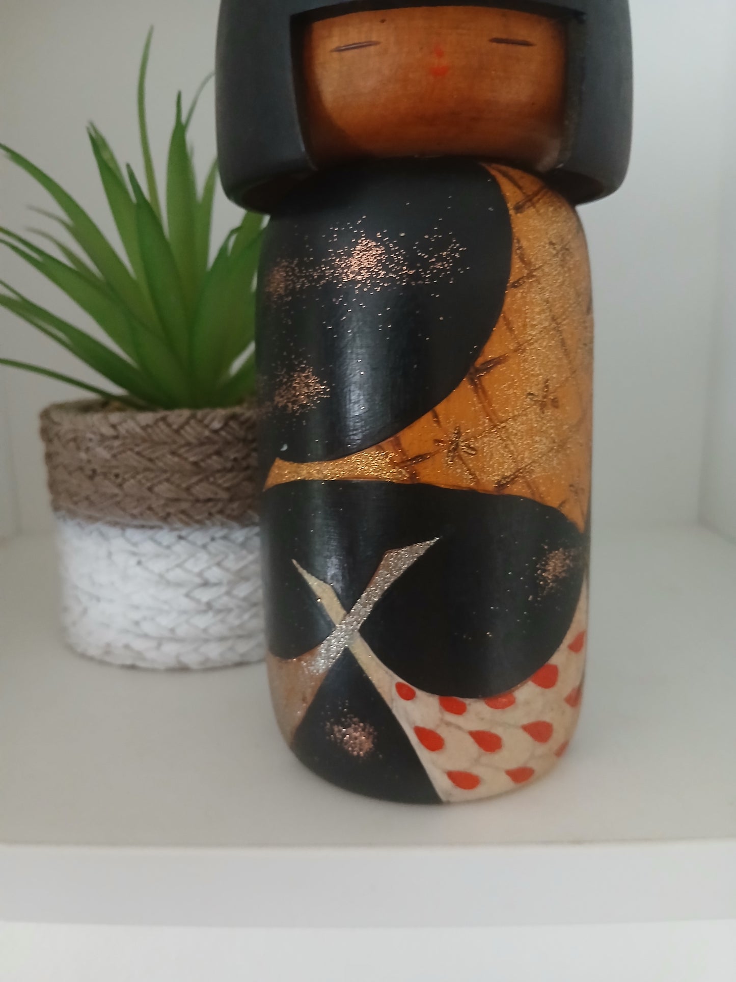 Vintage Gumma Kokeshi By Yuji Kawase (1938-)