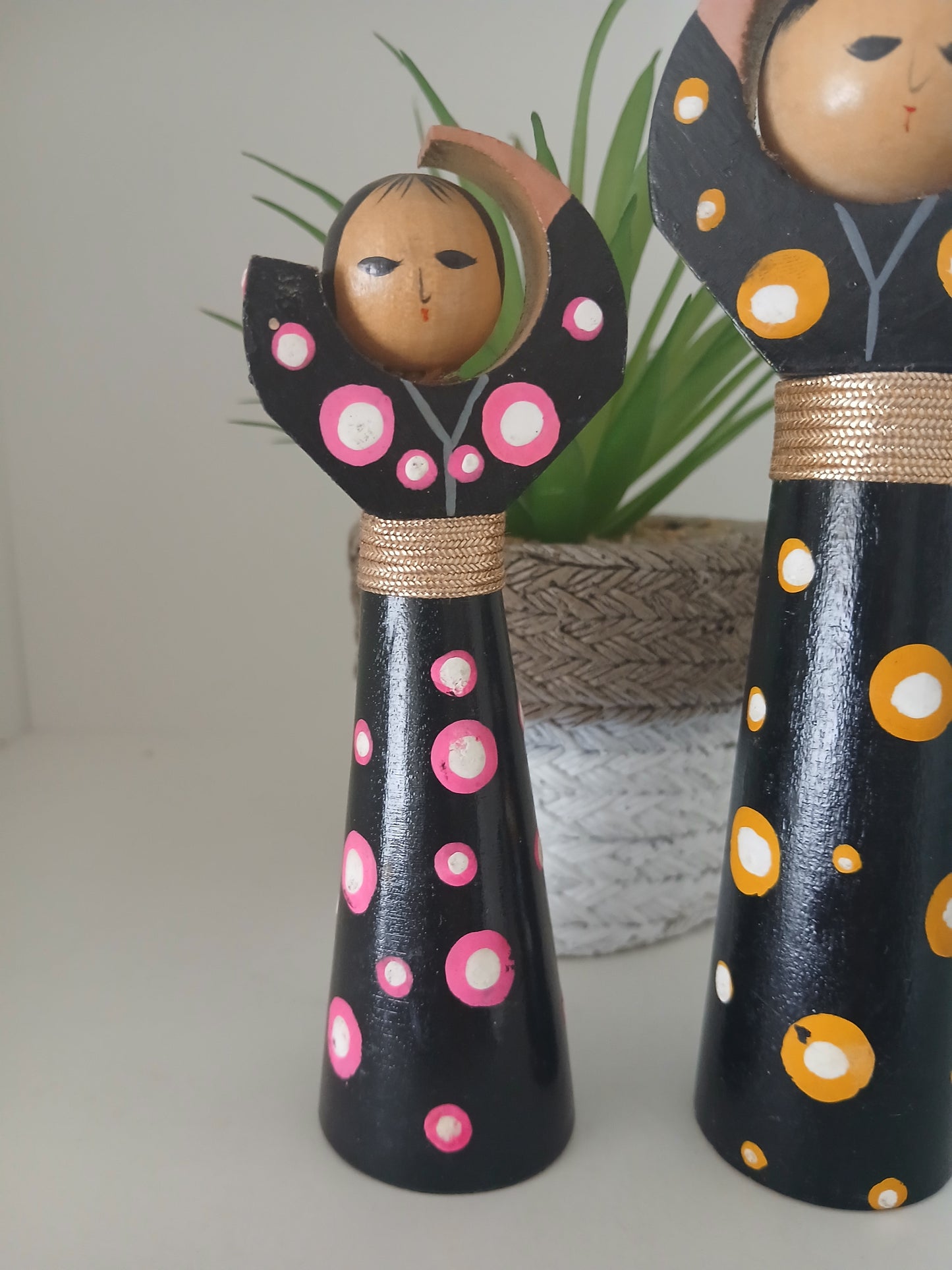 Lovely set creative kokeshi - Mother and child