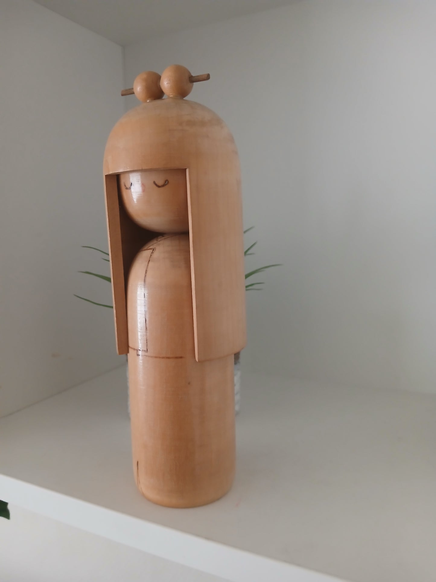 Rare creative kokeshi by Mitsuo