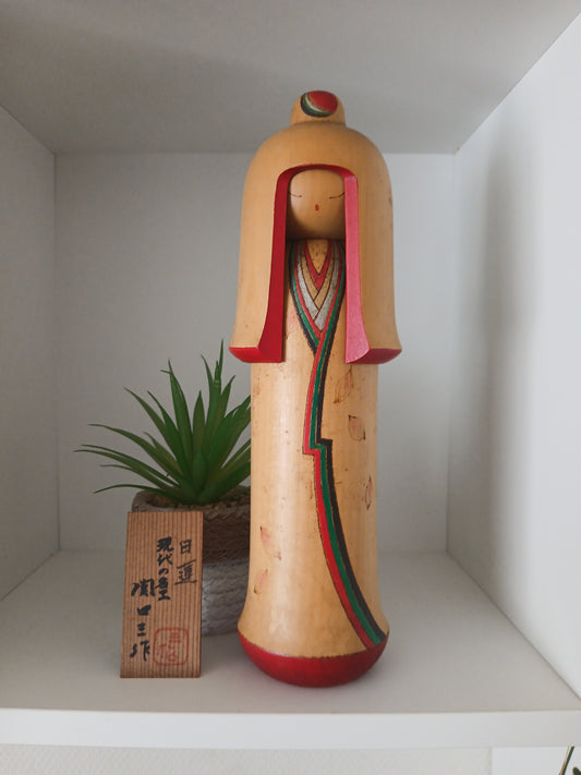 Exclusive Vintage Gumma Kokeshi By Sansaku Sekiguchi (1925-2018)