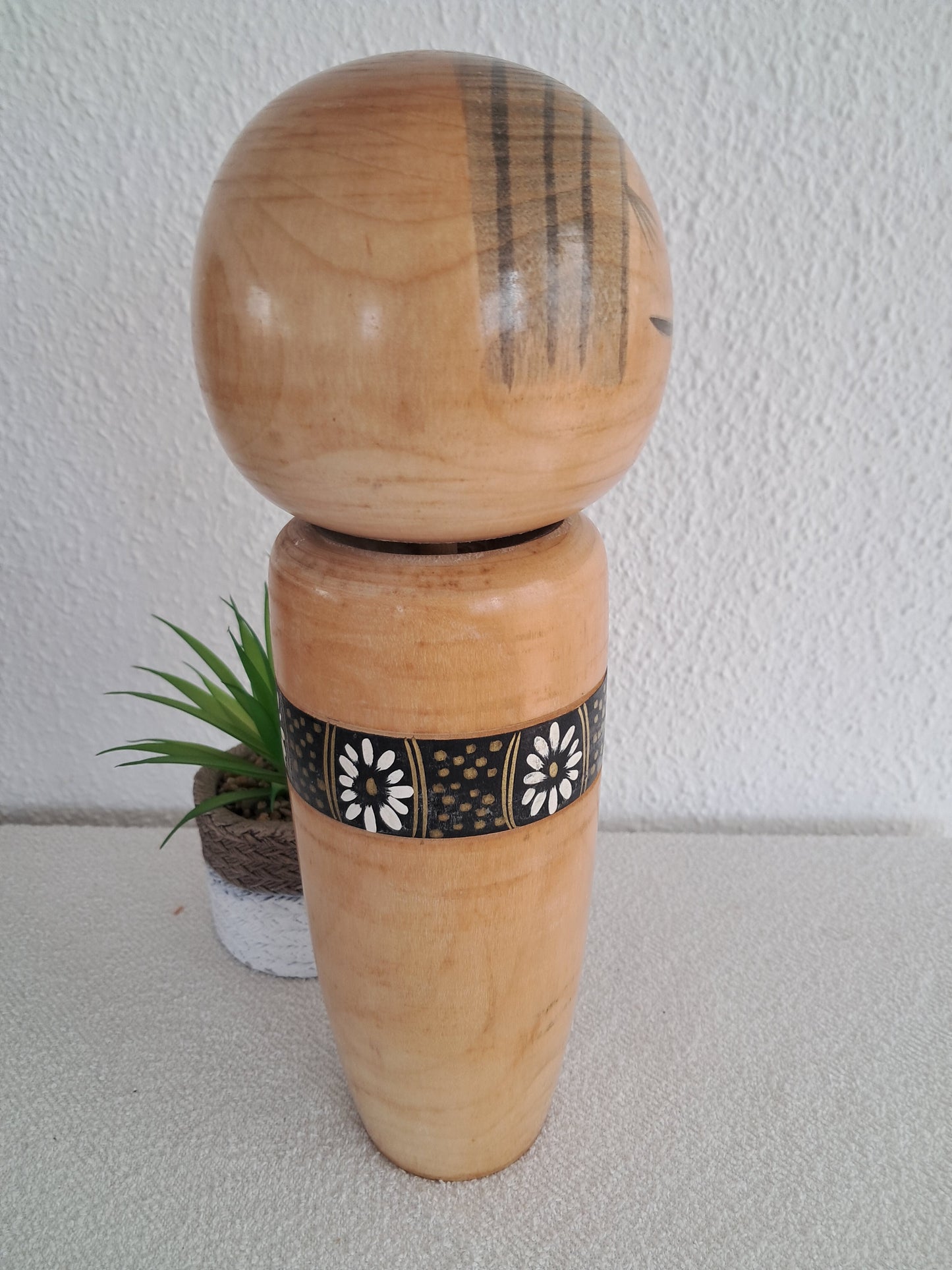 Rare big creative Kokeshi made by Ishida Kanji