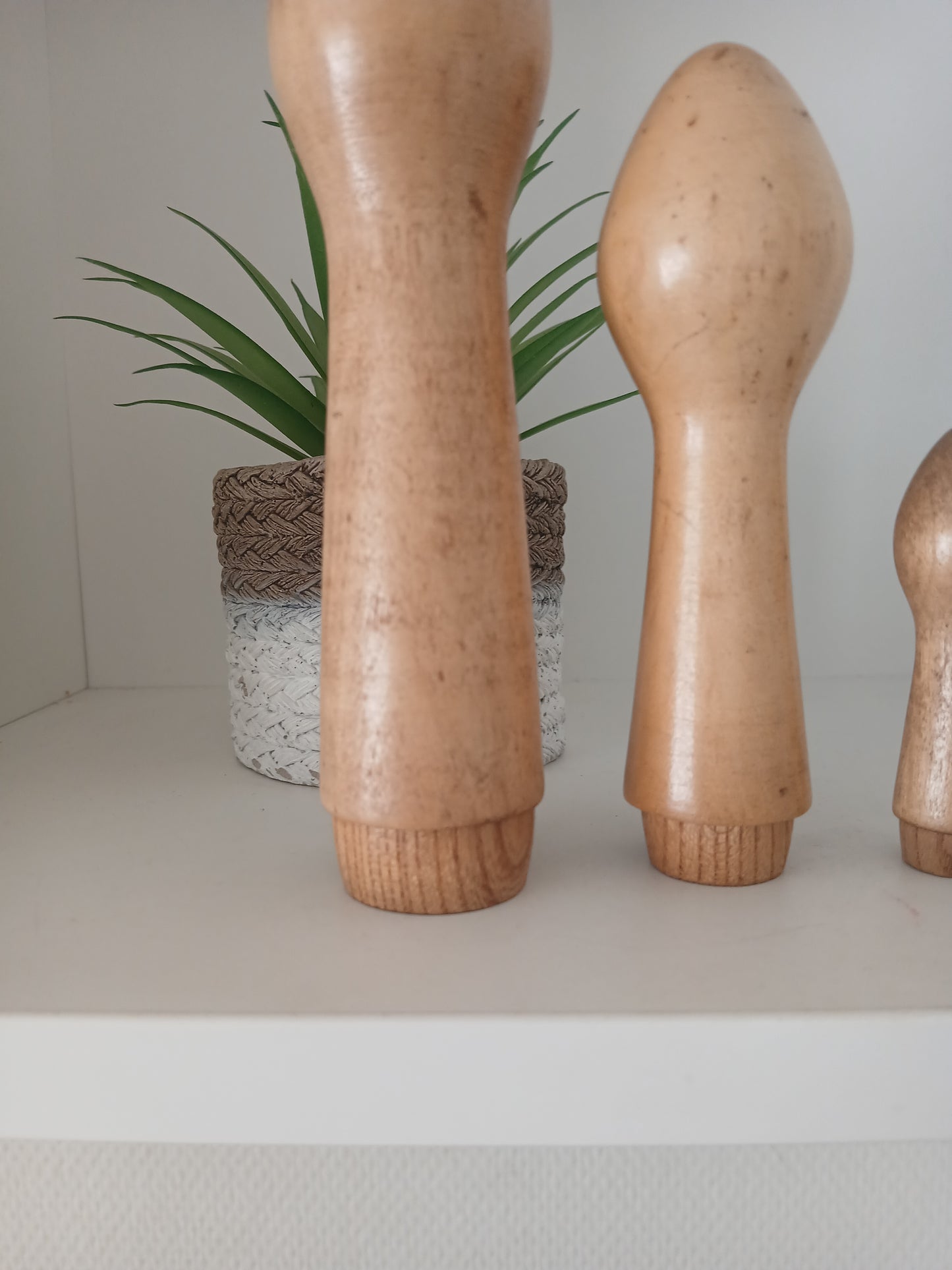 Vintage set of 3 creative kokeshi by Isamu Yamakawa