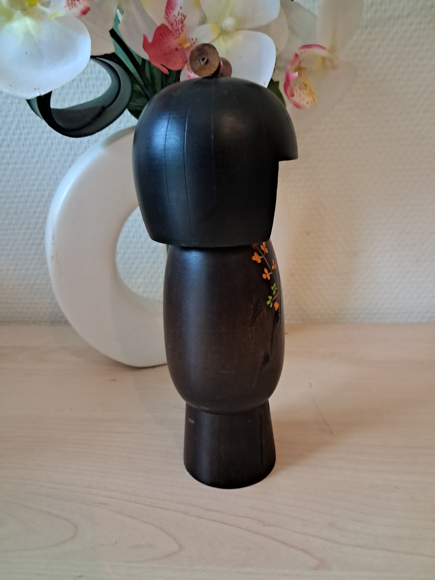 Vintage Sosaku kokeshi by Kishi Sadao (1932-1998)