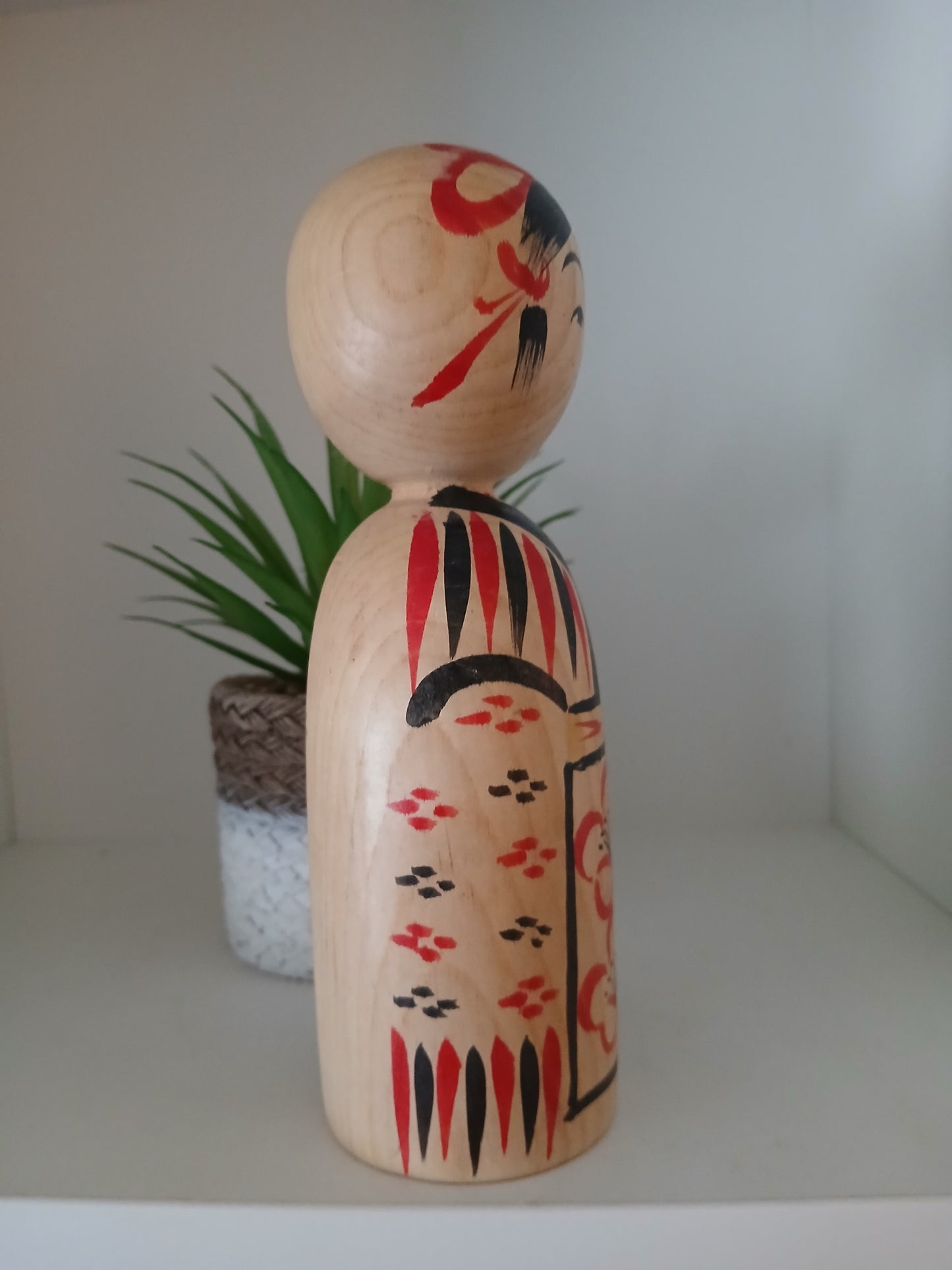 Vintage traditional Kijiyama Kokeshi by Kominami Saburo (1929-2023)