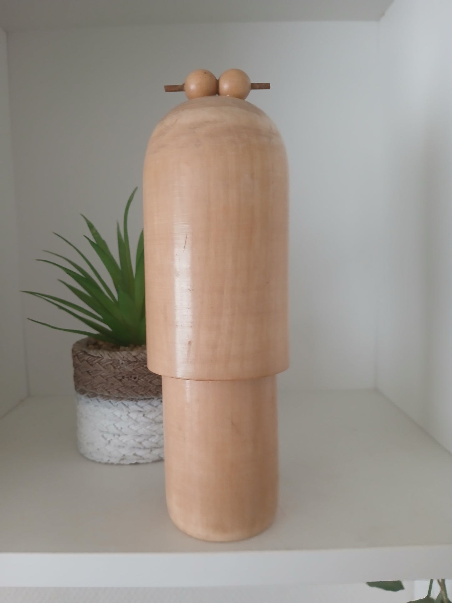 Rare creative kokeshi by Mitsuo