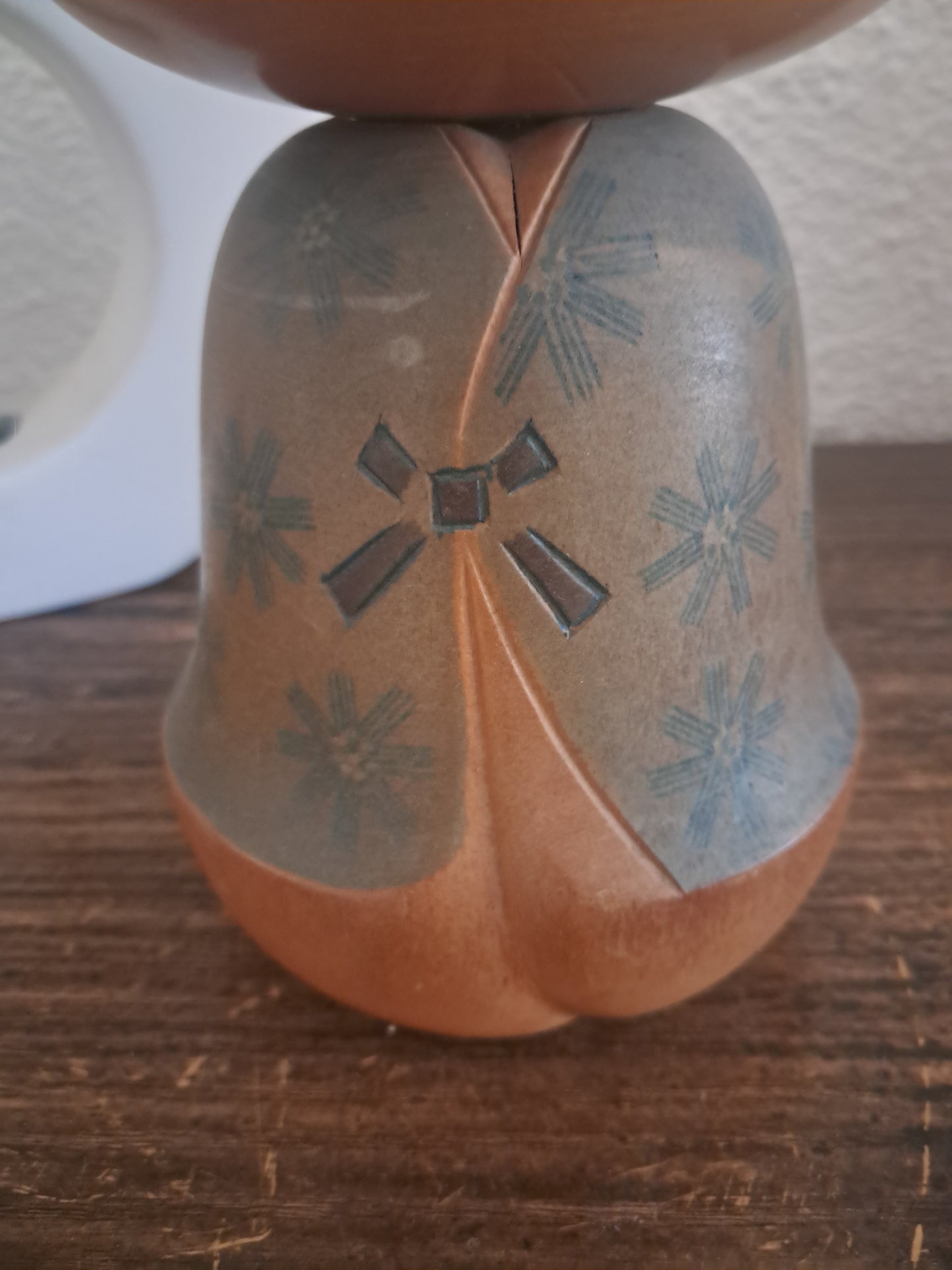 Vintage Sosaku kokeshi by Tsujita Ryozo (1923-)