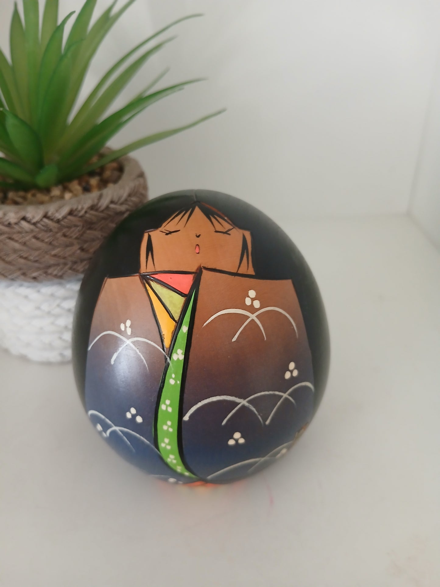 Vintage creative kokeshi- Dated 1989