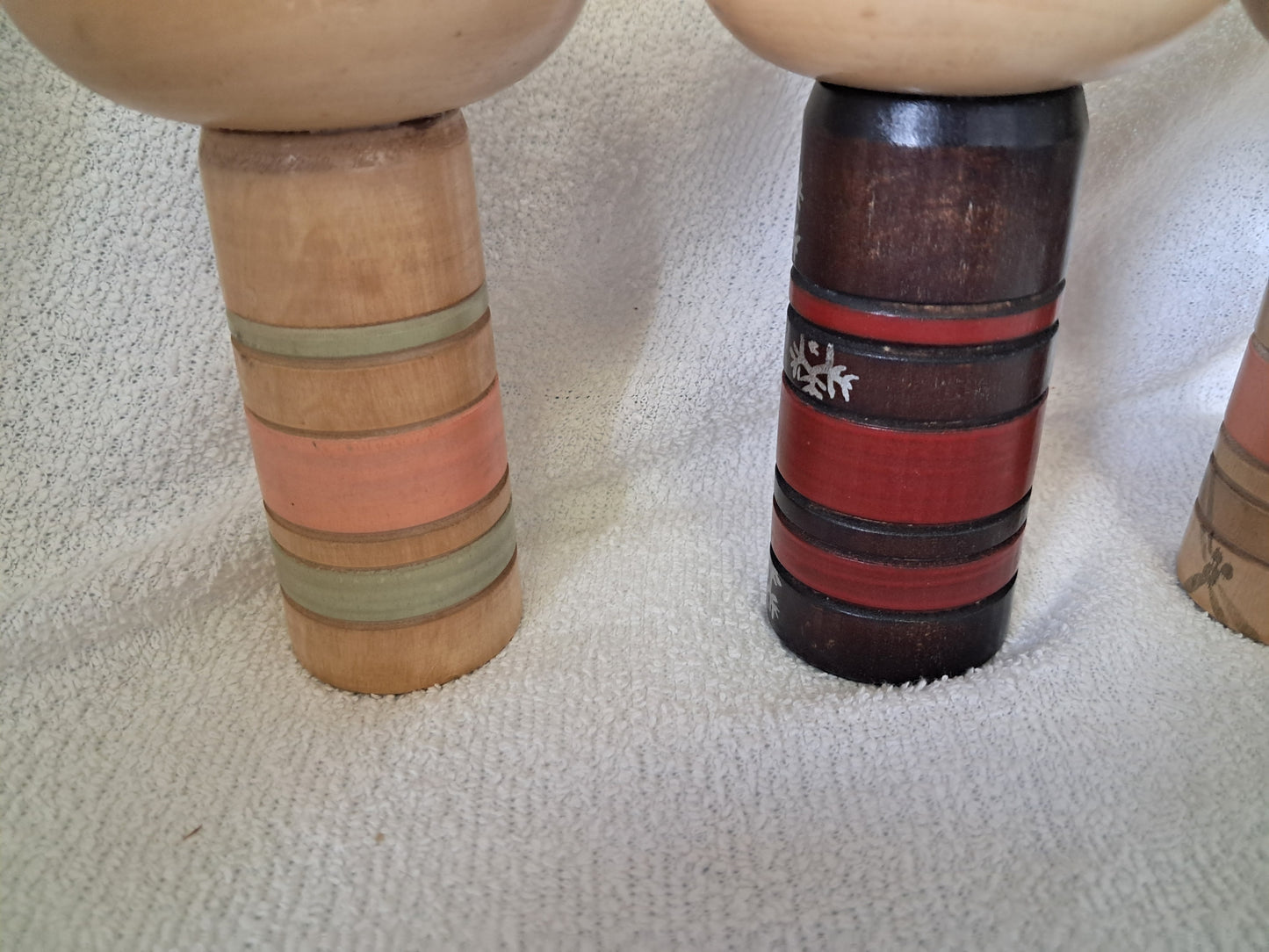 Rare Vintage 4 season kokeshi by Sanpei Yamanaka (1926-2012)