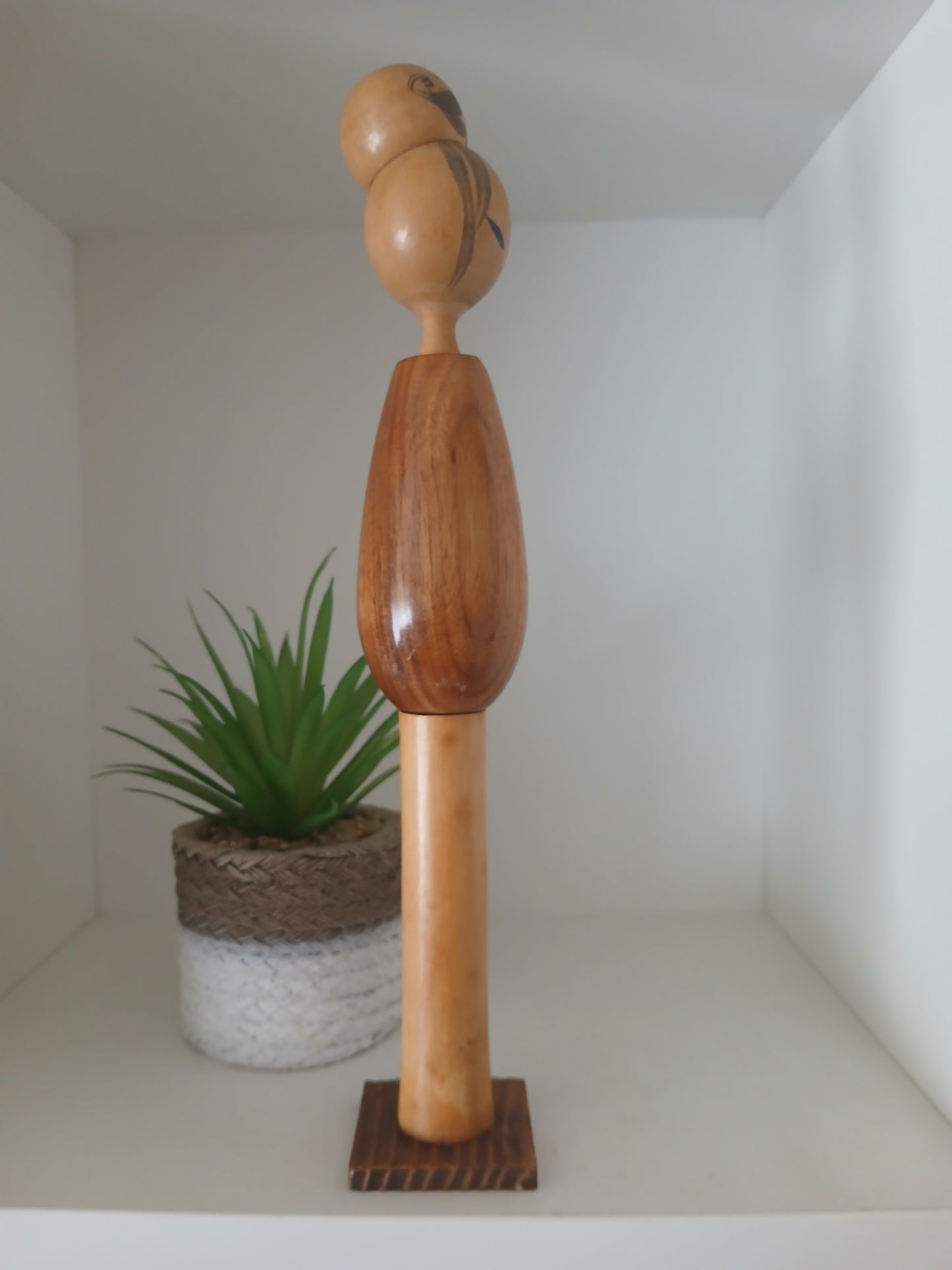 Vintage Sosaku kokeshi by Miyajima Muhitsu (1929-)