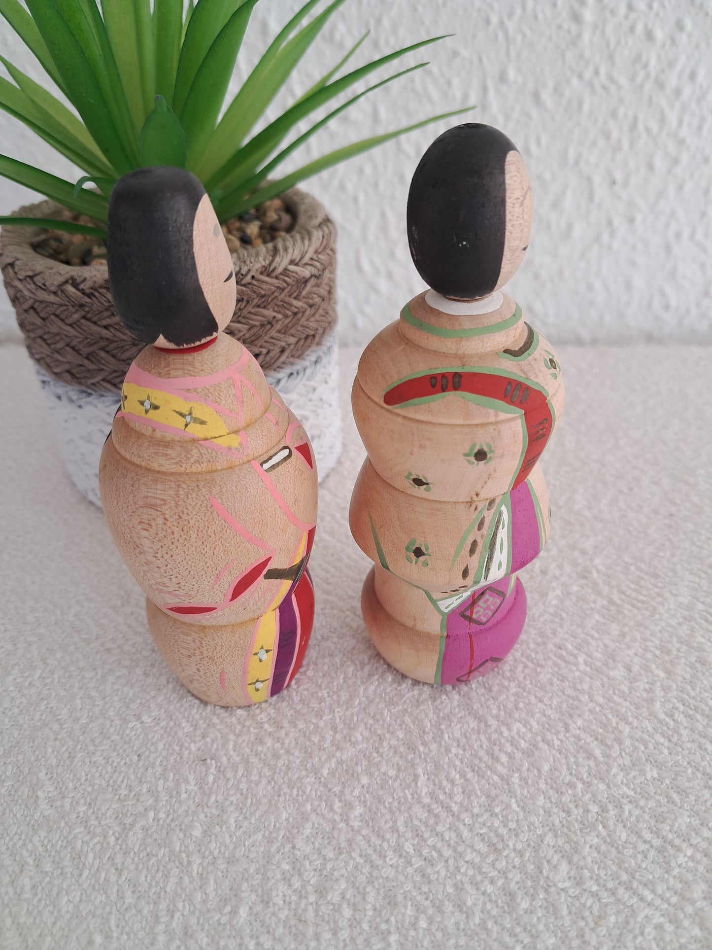 Set kokeshi Emperor and Empress